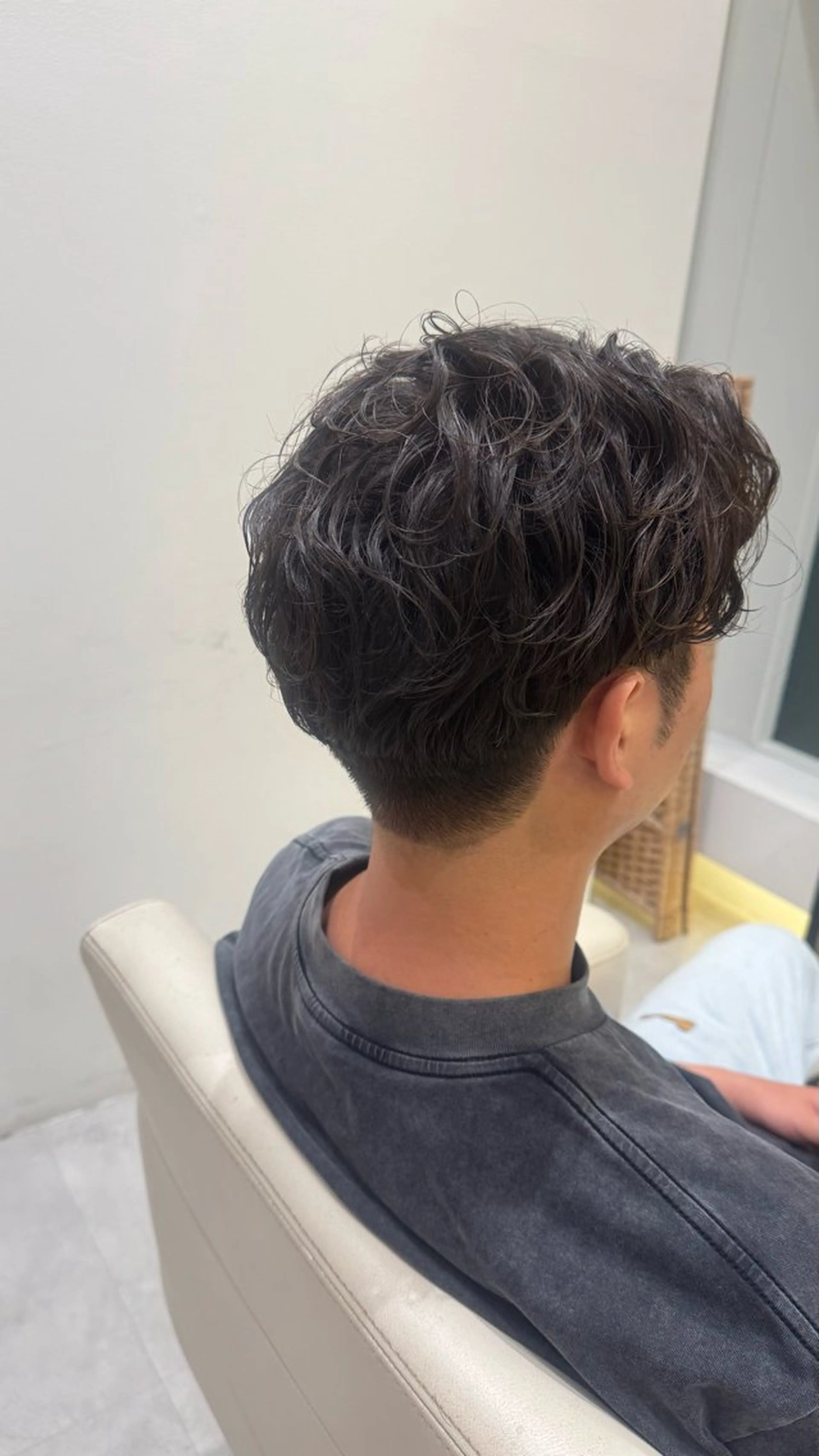 ショート パーマ メンズ パーマ k-two corso所属・パーマモデル募集🌈 森脇帆南のヘアスタイル