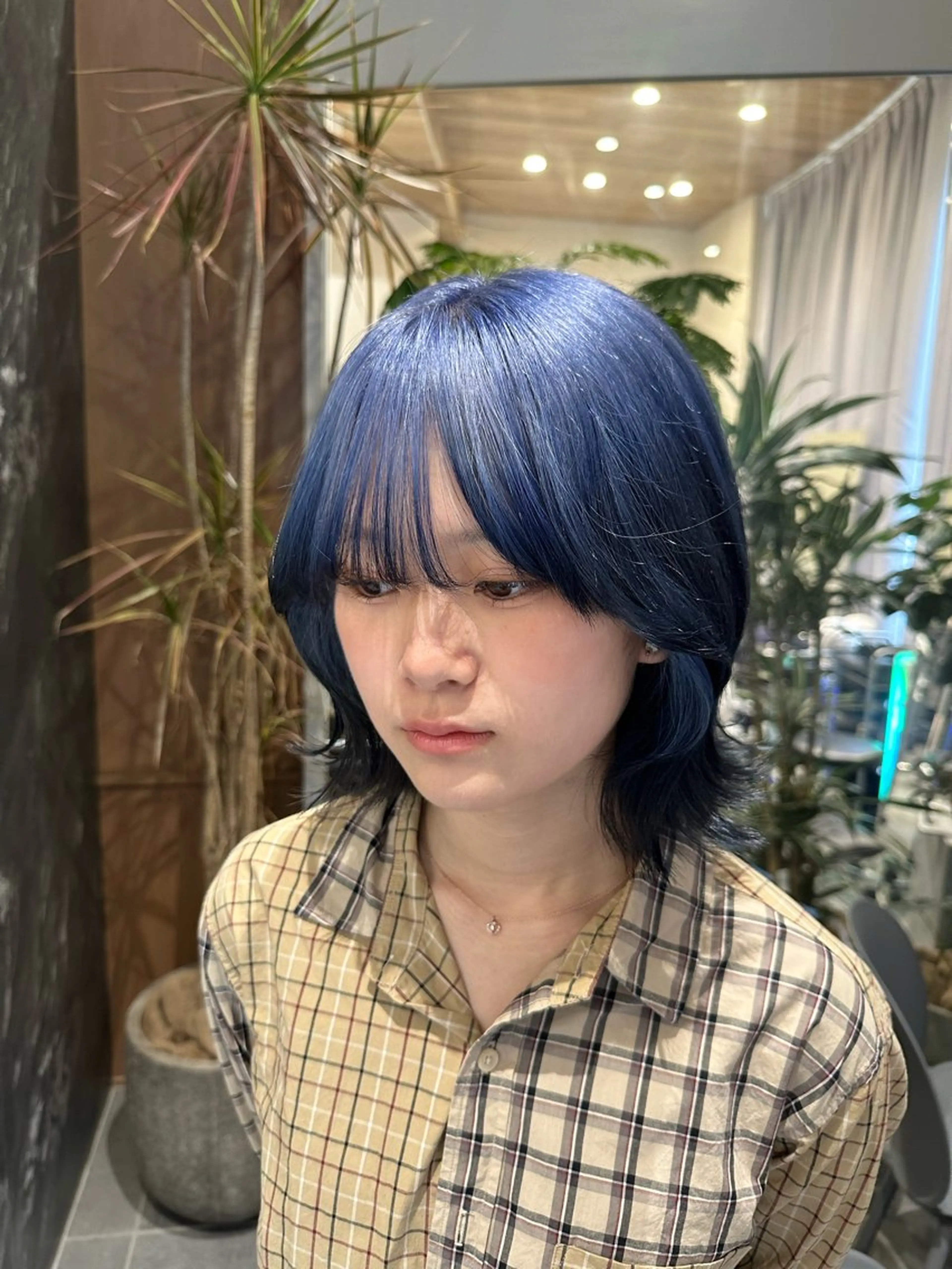 ミディアム カラー ブリーチ ケアブリーチ ダブルカラー ハイトーンカラー 韓国風ヘア ヘアカラー トリートメント salowin原宿iori所属・💋ハイトーンデザイ ンヘア💋A'nyuのヘアスタイル