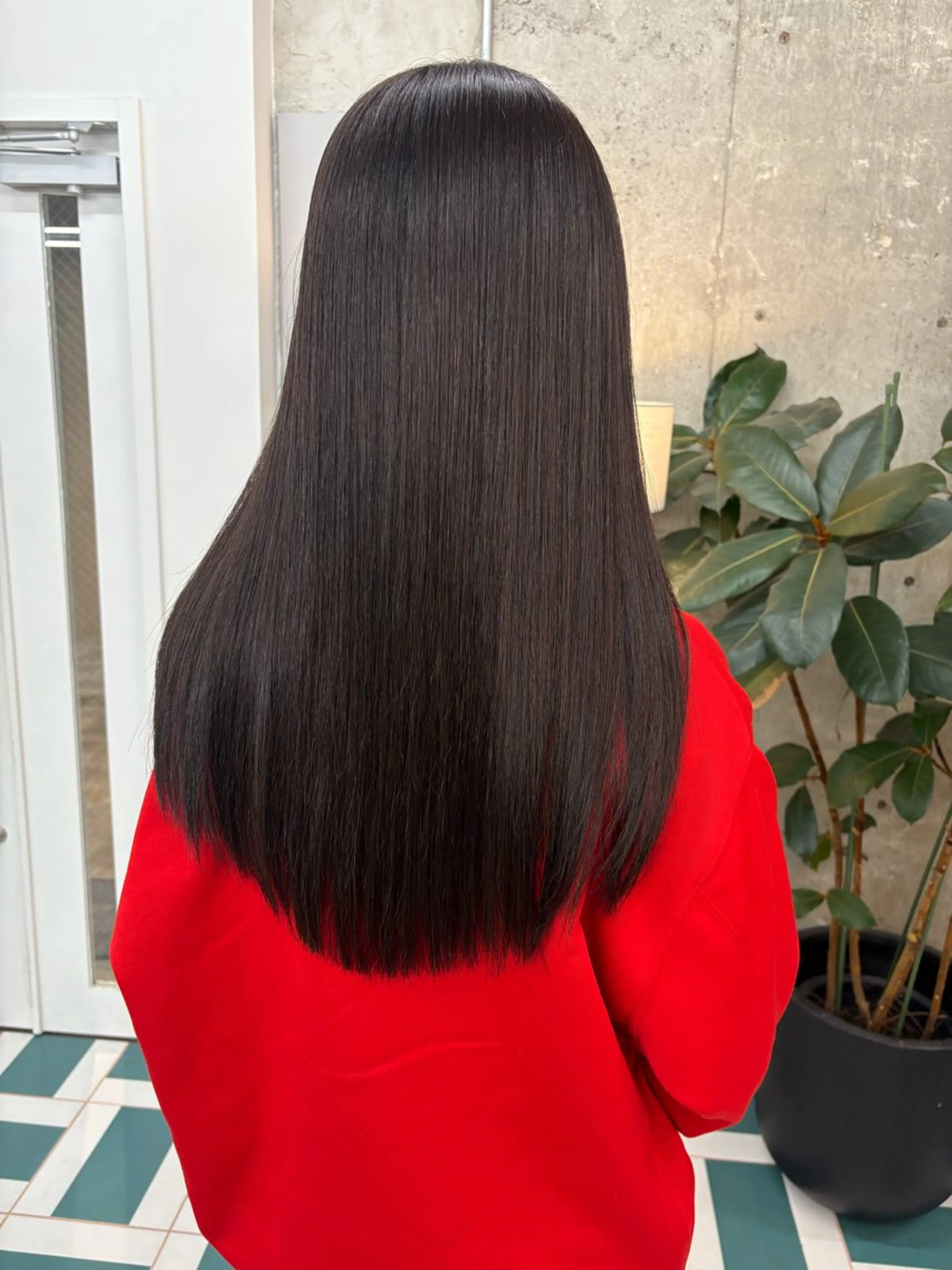 ロング ヘアカラー トリートメント AYAKA/名古屋/ 栄/ボブ/透明カラーのヘアスタイル