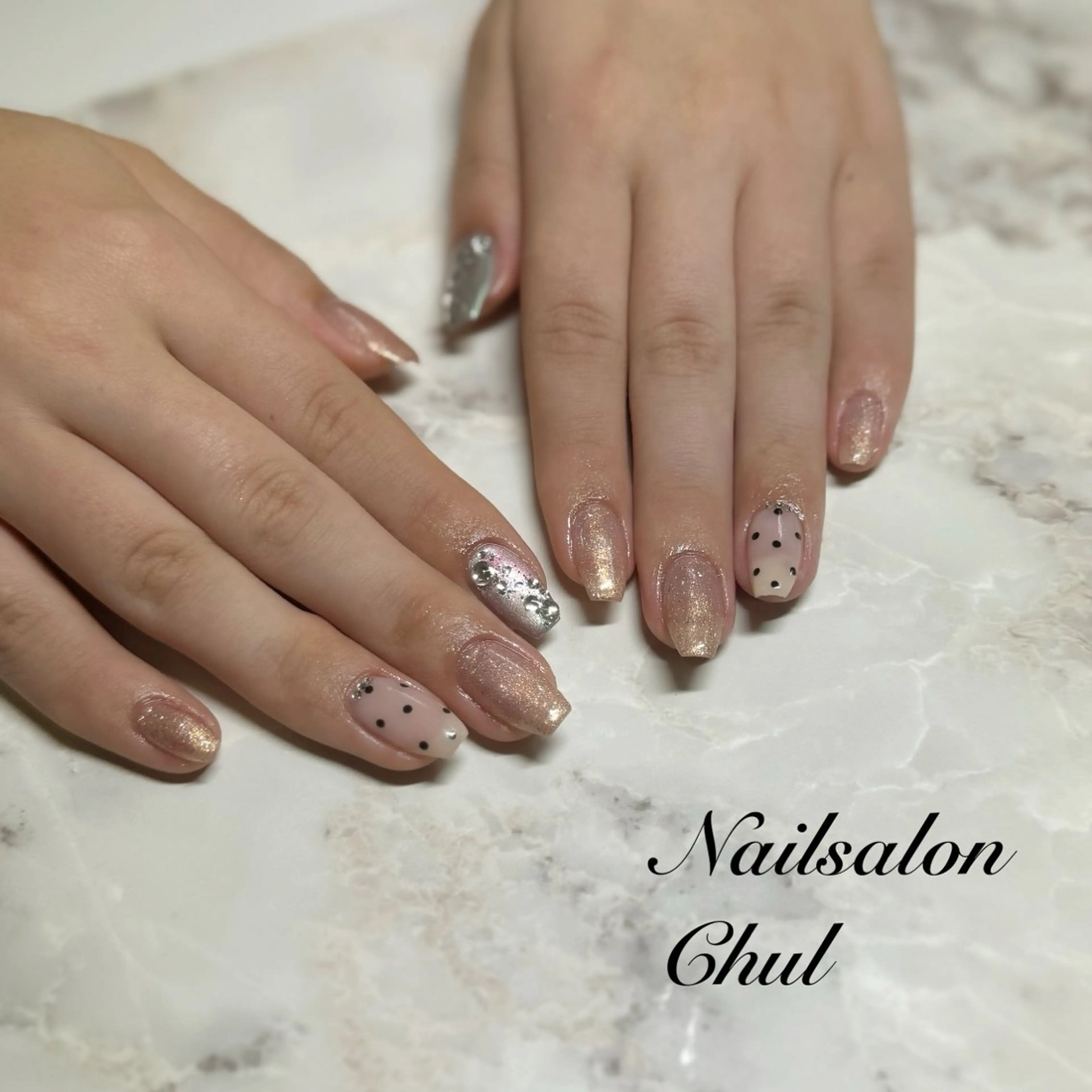 ネイル アートネイル 持ち込み ハンドネイル ネイルサロン チュルのネイルデザイン