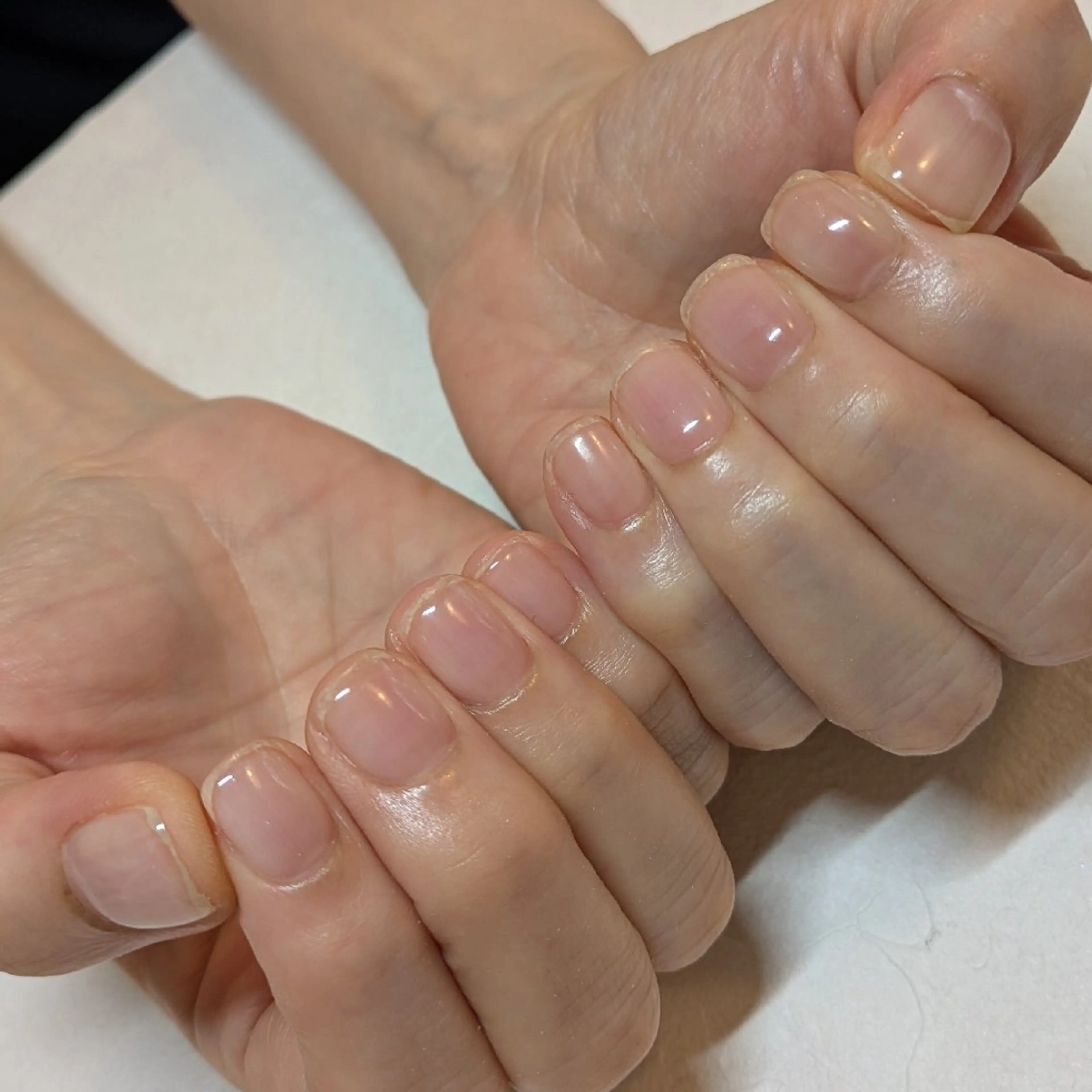 ネイル クリアネイル ジェヌインネイル 河内のネイルデザイン