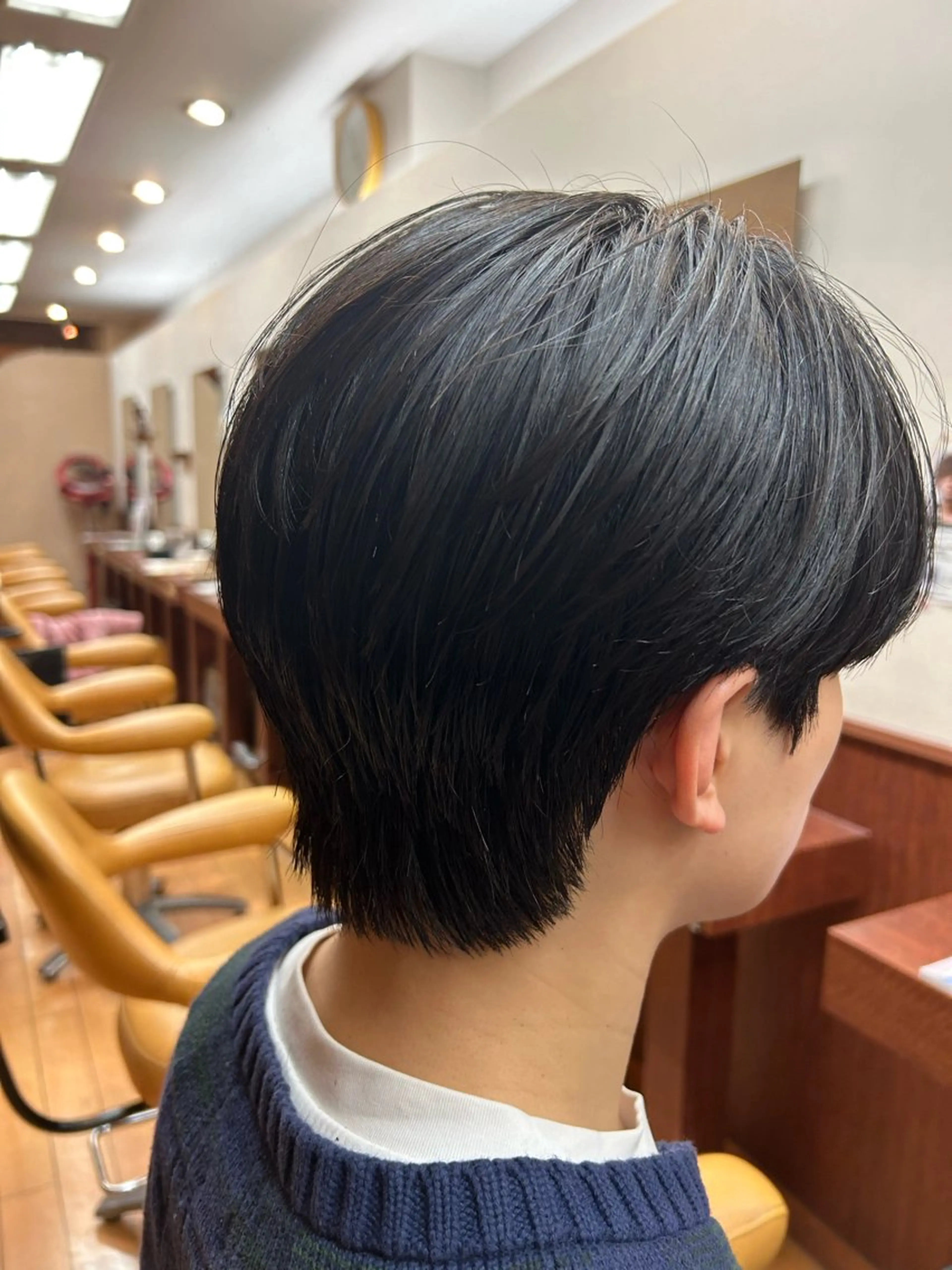 ショート メンズ ルキ🌈ブリーチカラ ー&メンズパーマ🦄のヘアスタイル