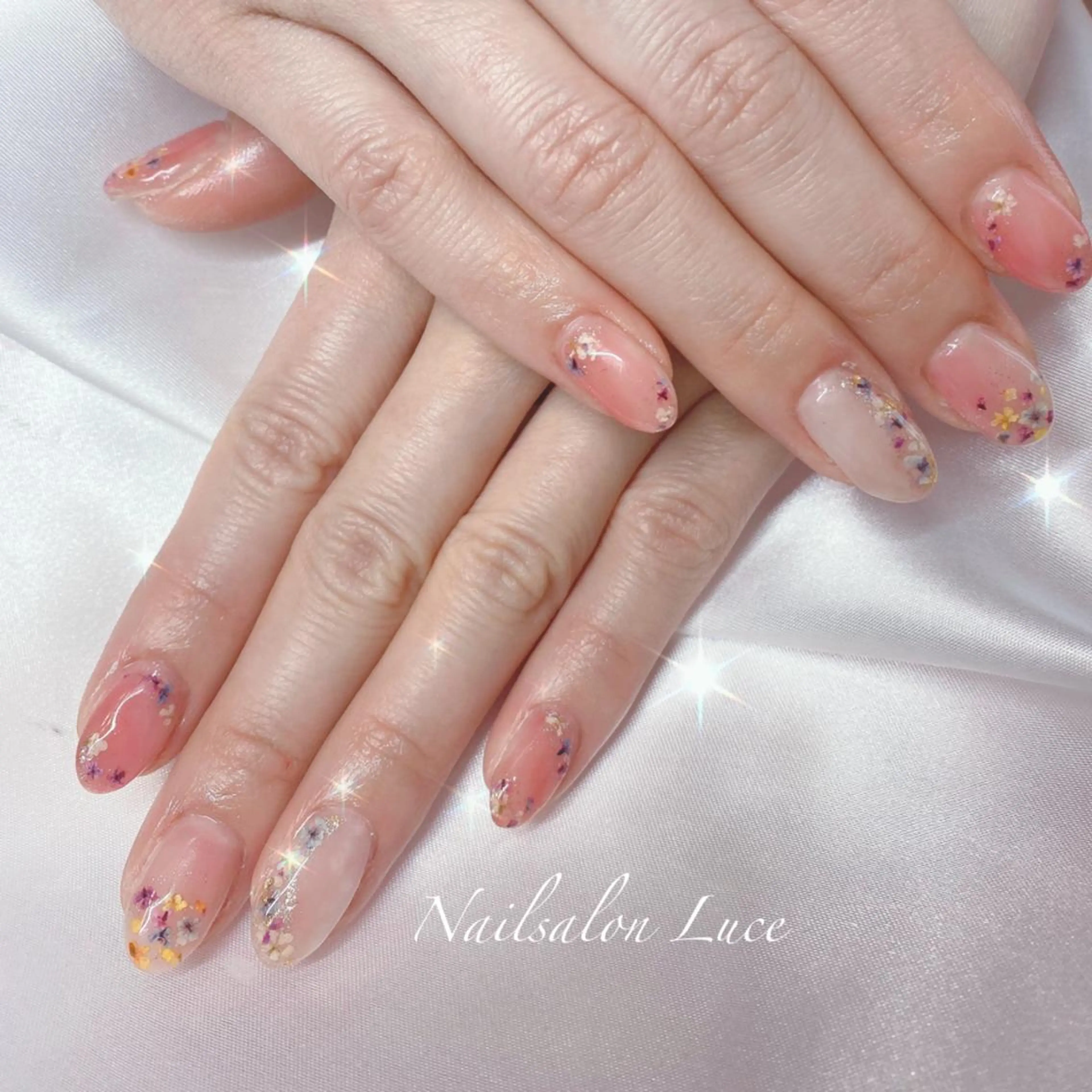 ネイル ジェルネイル ワンカラーネイル ネイル& 脱毛サロン　Lのマツエク・マツパデザイン