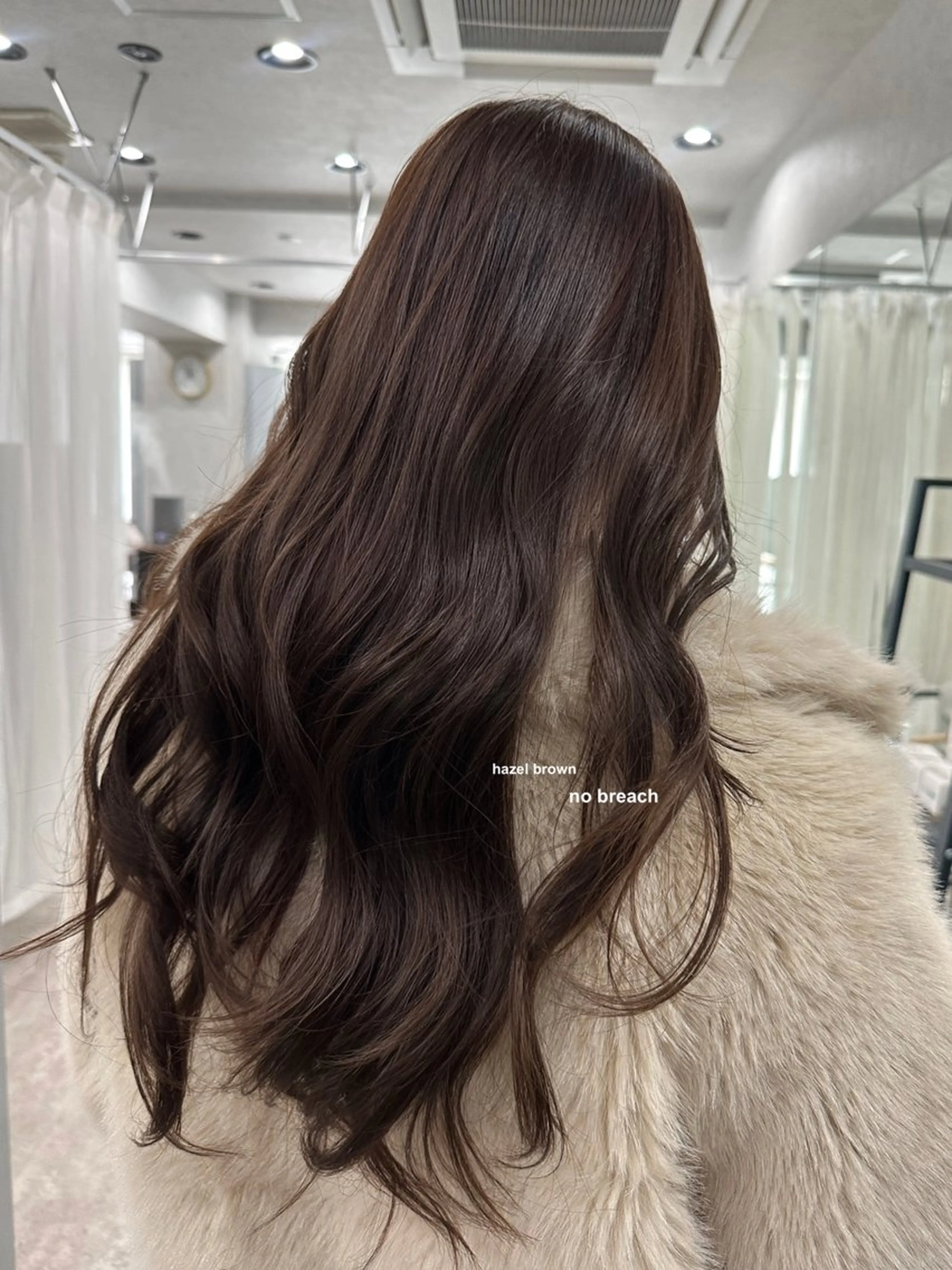 ロング カラー カット ヘアカラー トリートメント v-lab studio所属・韓国レイヤーカット/ 艶カラー/ noaのヘアスタイル