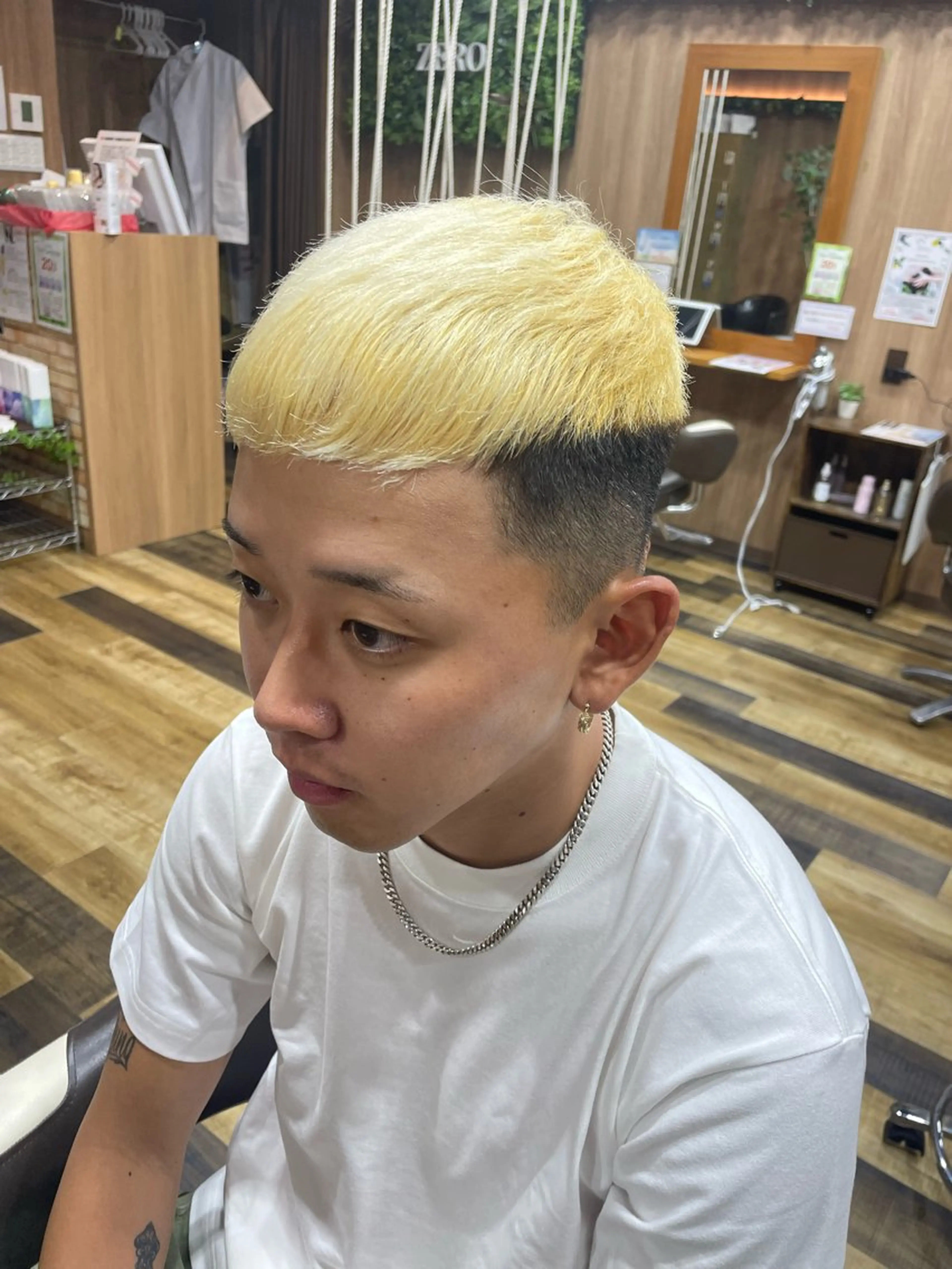 ショート カラー メンズ カット ヘアカラー トリートメント 山際勇策 /岐阜美容師のヘアスタイル