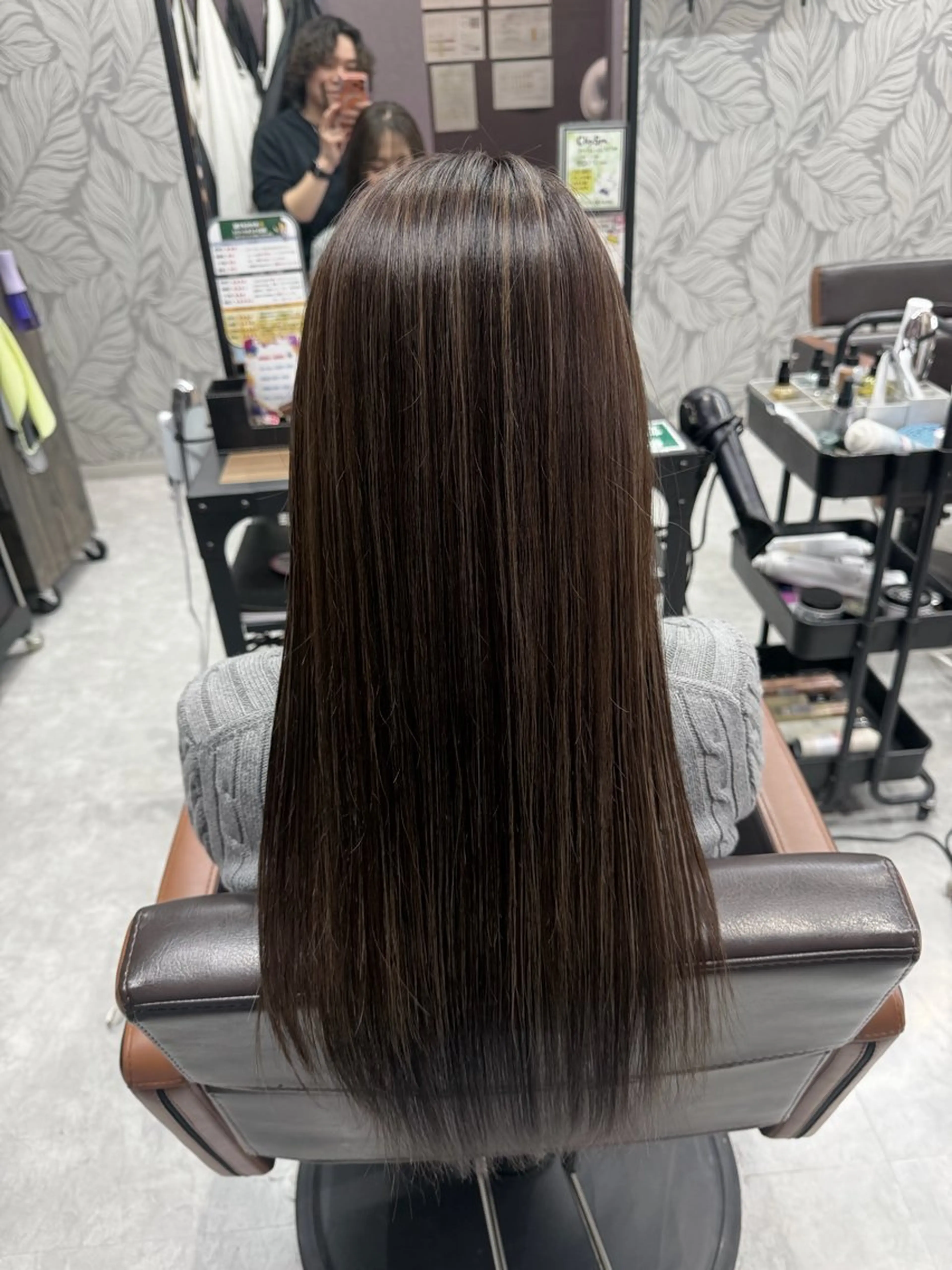 ロング カラー カット ヘアカラー トリートメント 吉田 剛のヘアスタイル