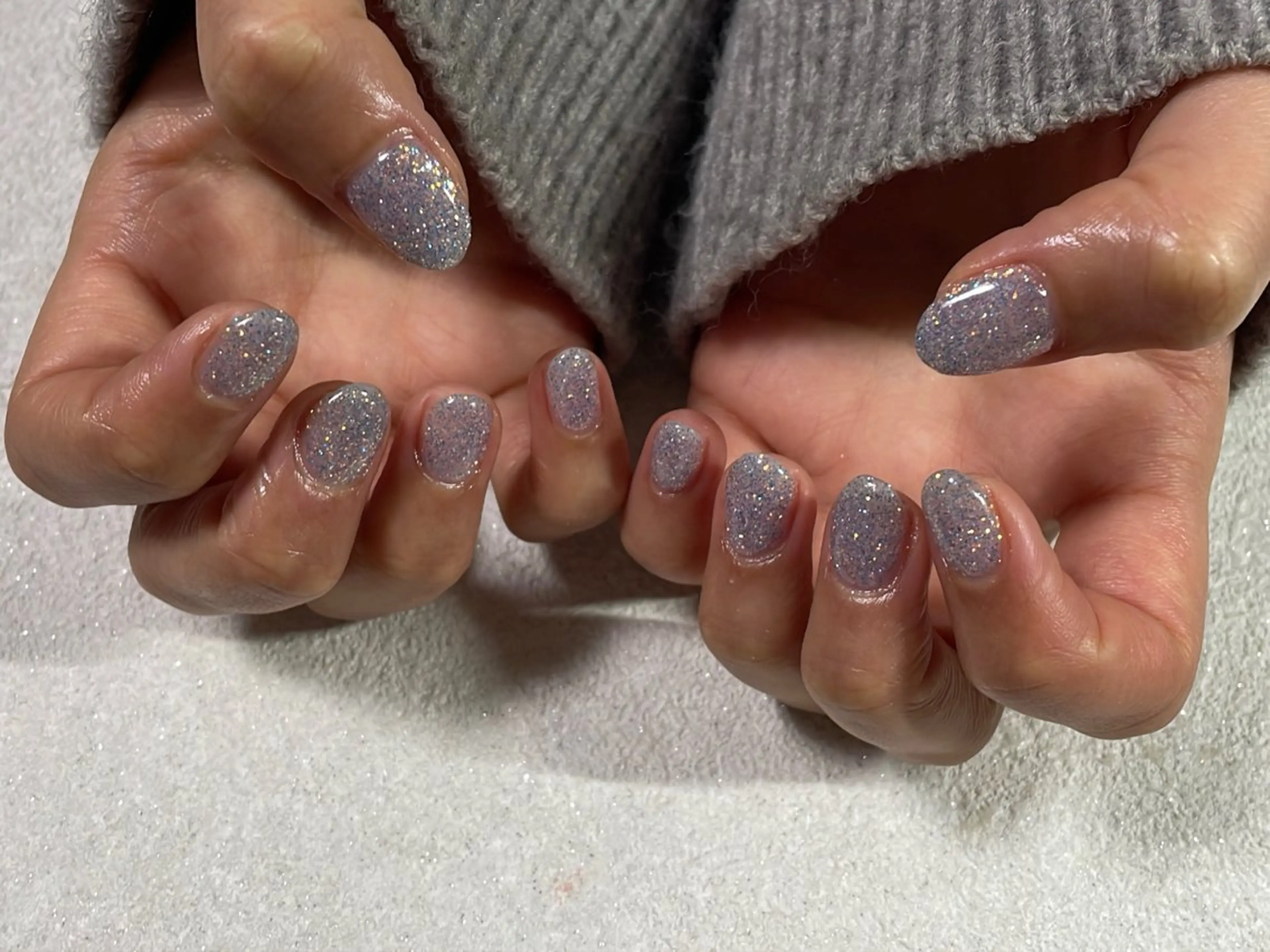 ネイル オーロラネイル フットネイル フレンチネイル ジェルネイル 韓国ネイル ハンドネイル kiki nail 二子玉川のネイルデザイン