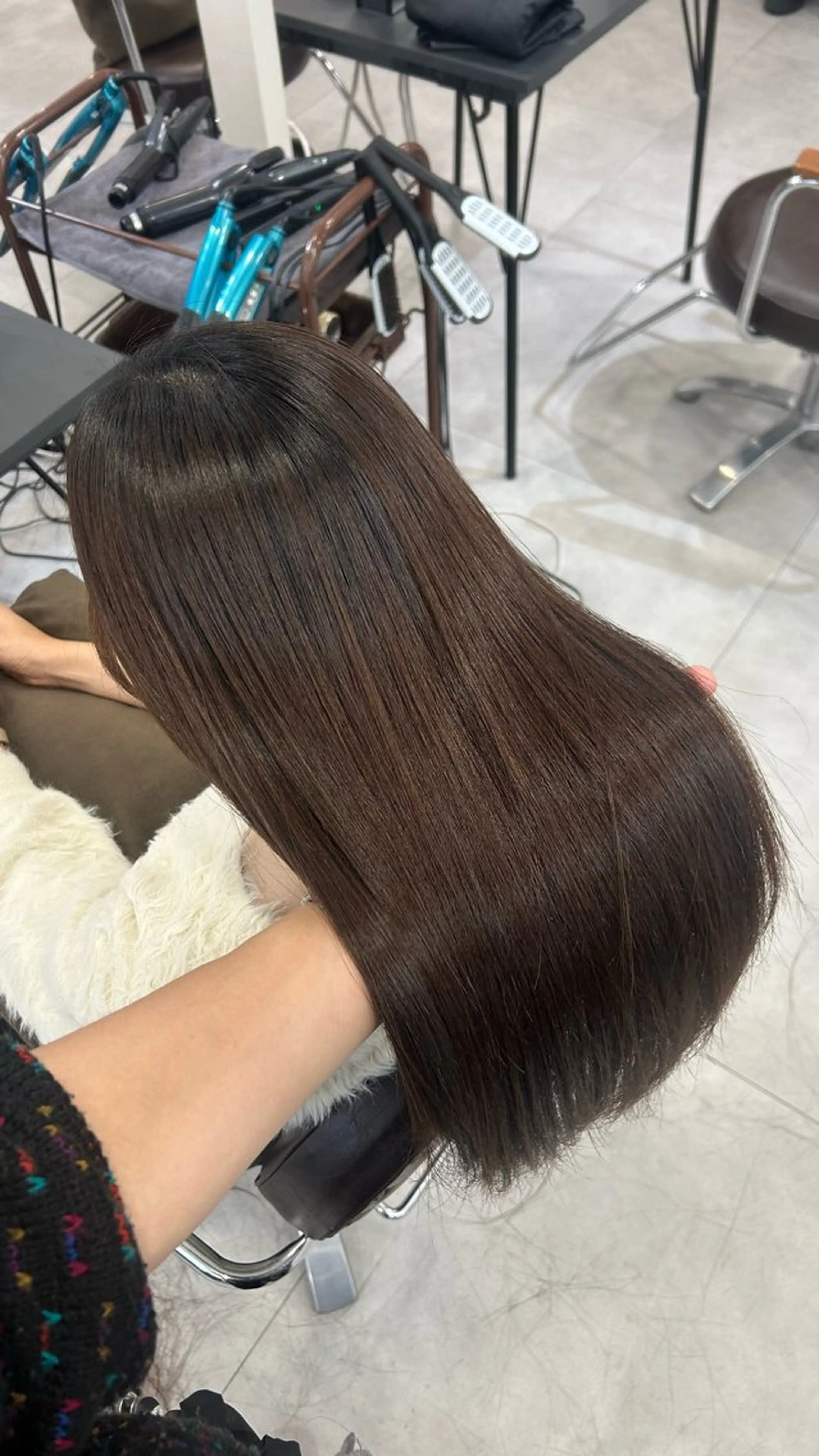 ロング カラー カット ヘアカラー 縮毛矯正 小澤 一稀のヘアスタイル