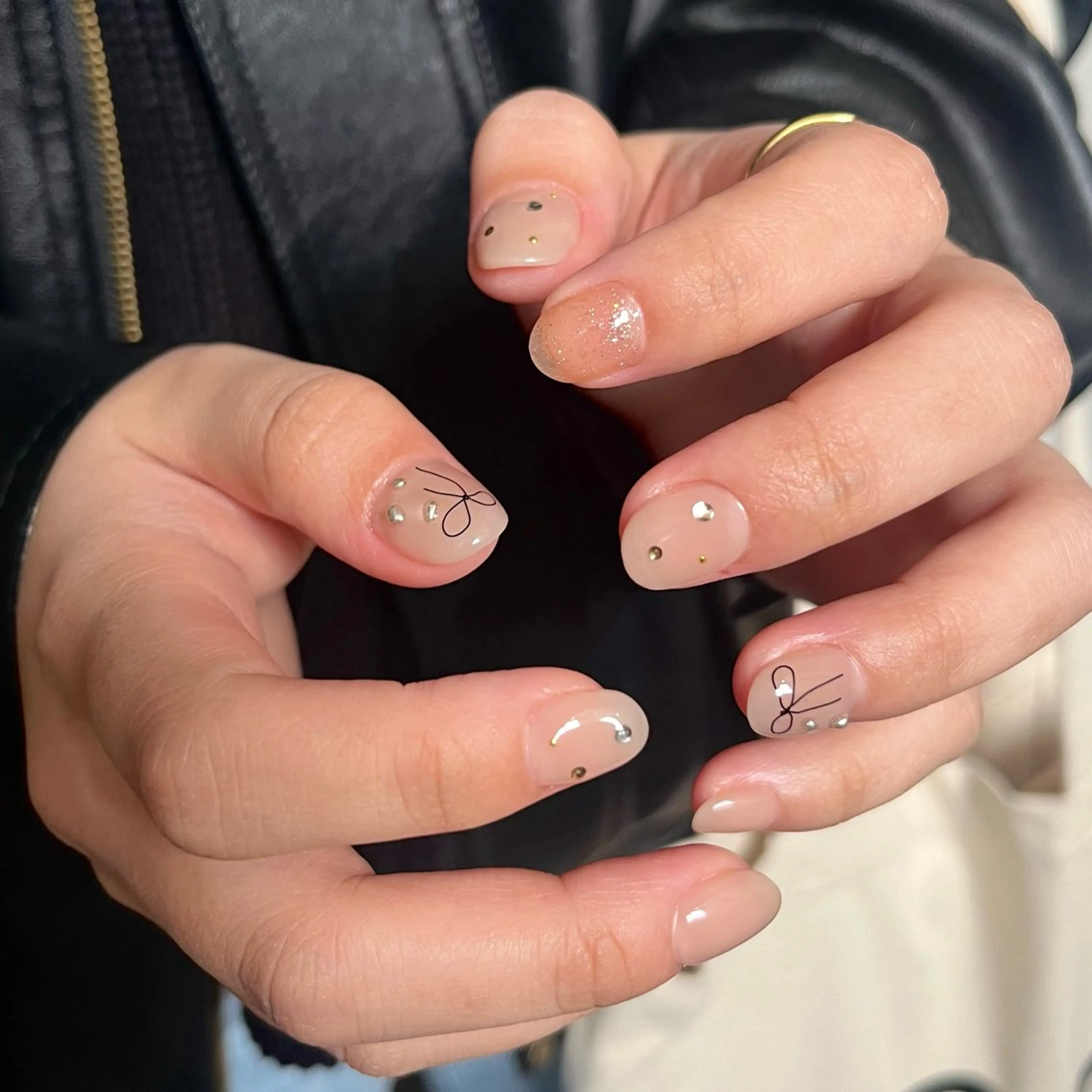 ネイル グリーン ハンドネイル nail salon O (en)所属・vegh. nail／阿波座のネイルデザイン