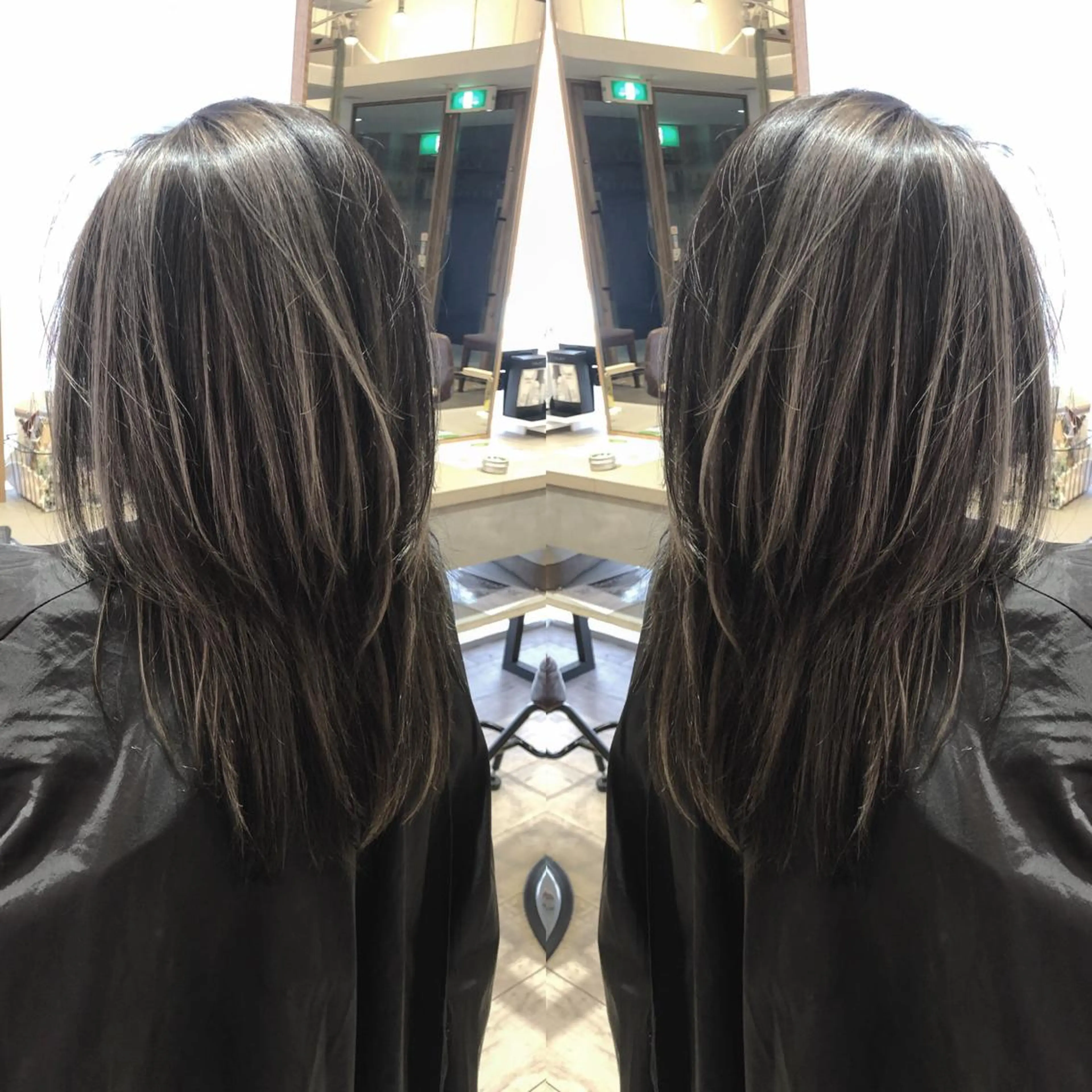 ミディアム カラー ブリーチカラー🌈 石垣翔太のヘアスタイル