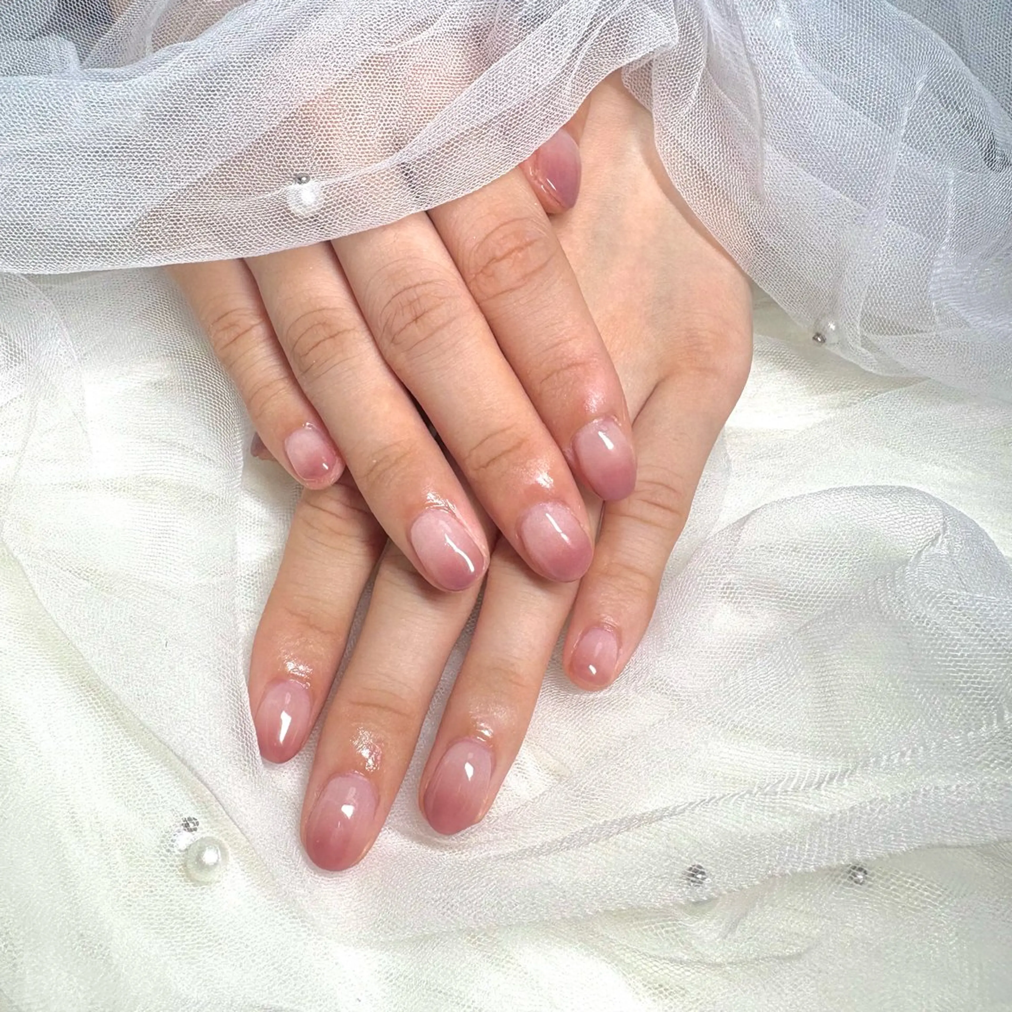 ネイル グラデーション シンプルネイル cerisier 坂本のネイルデザイン