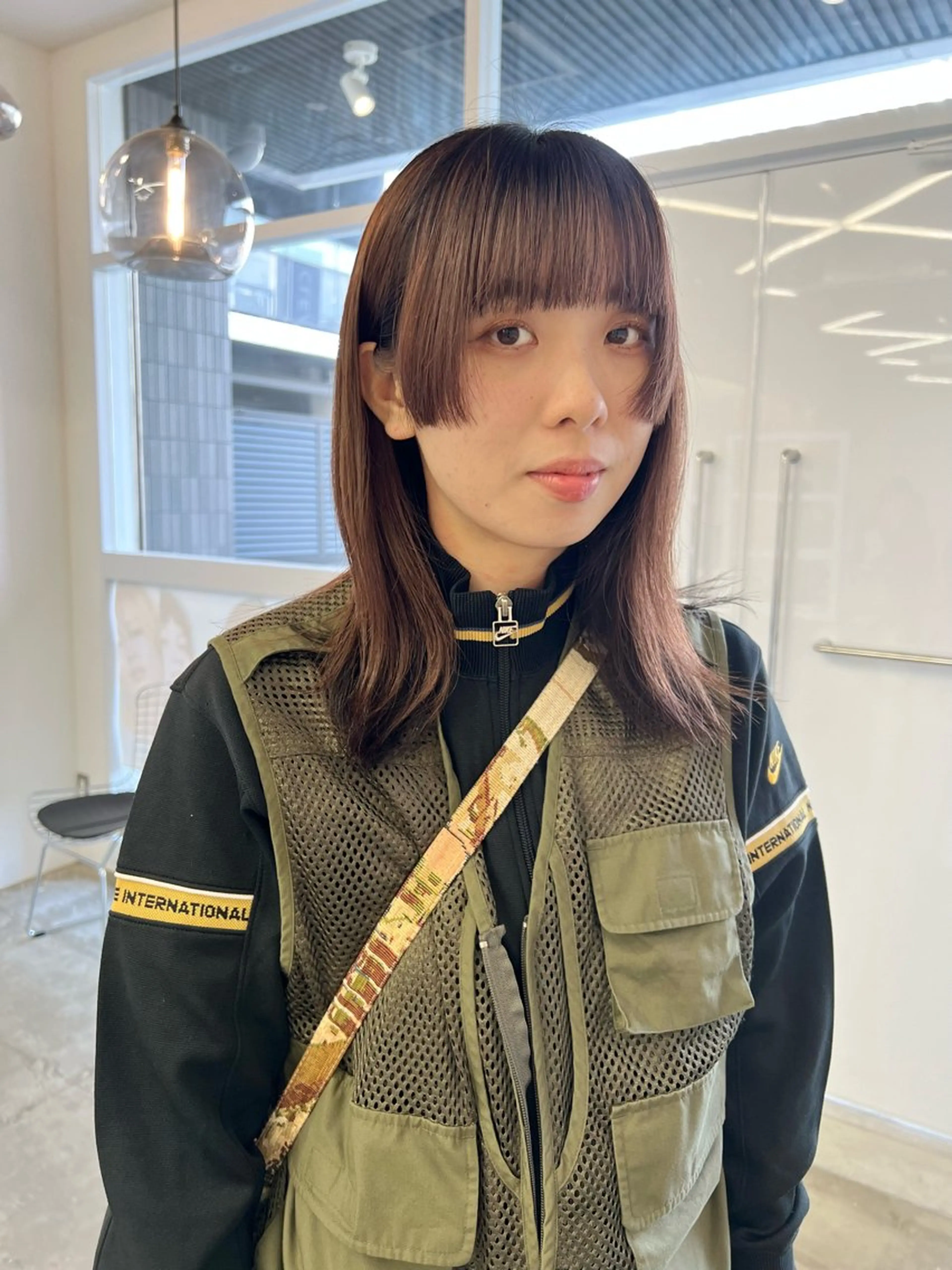 ミディアム 近藤 千裕のヘアスタイル