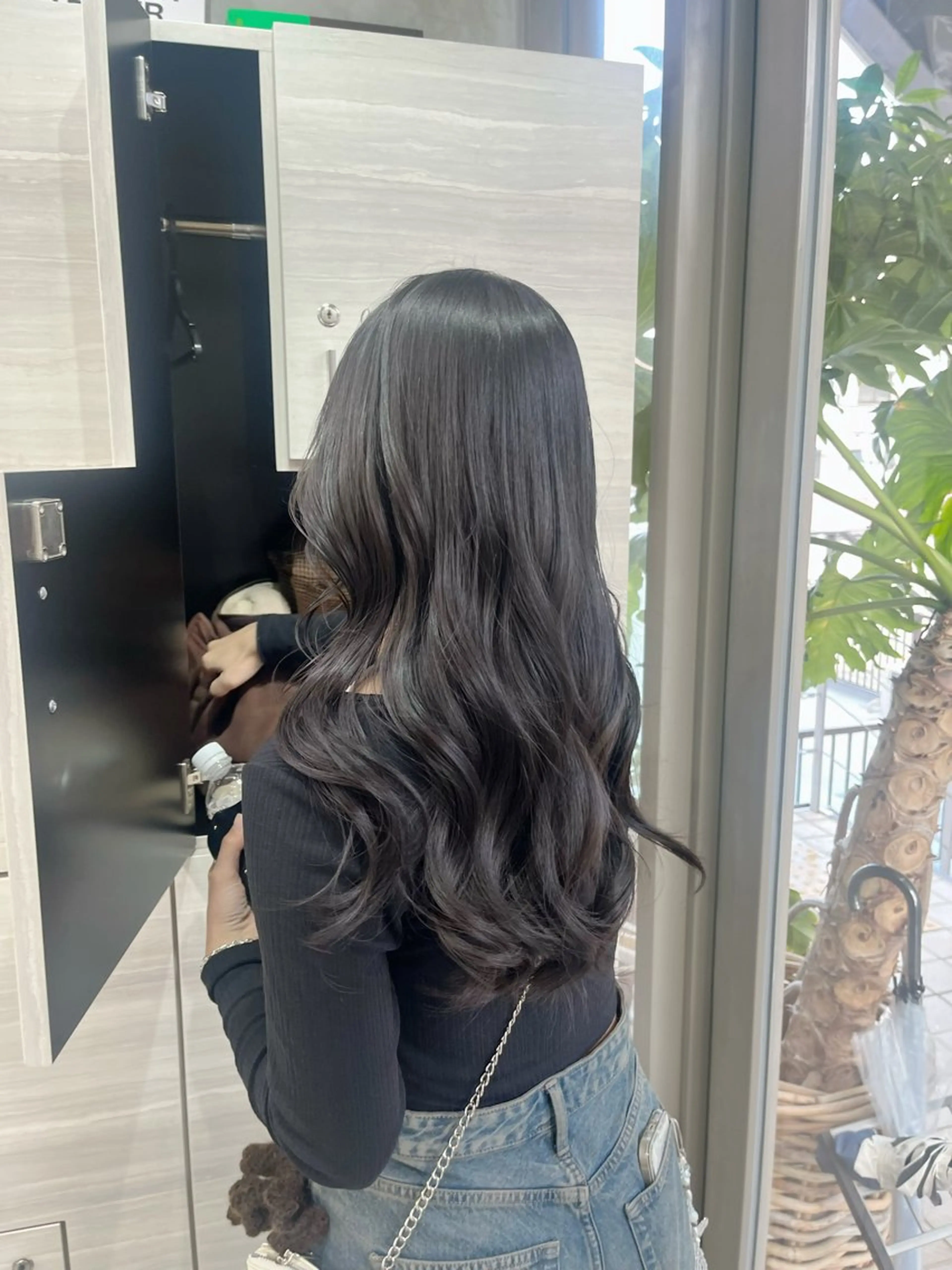 ロング カラー カット ヘアカラー トリートメント ナツミ/透明感カラー /酸性ストレートのヘアスタイル