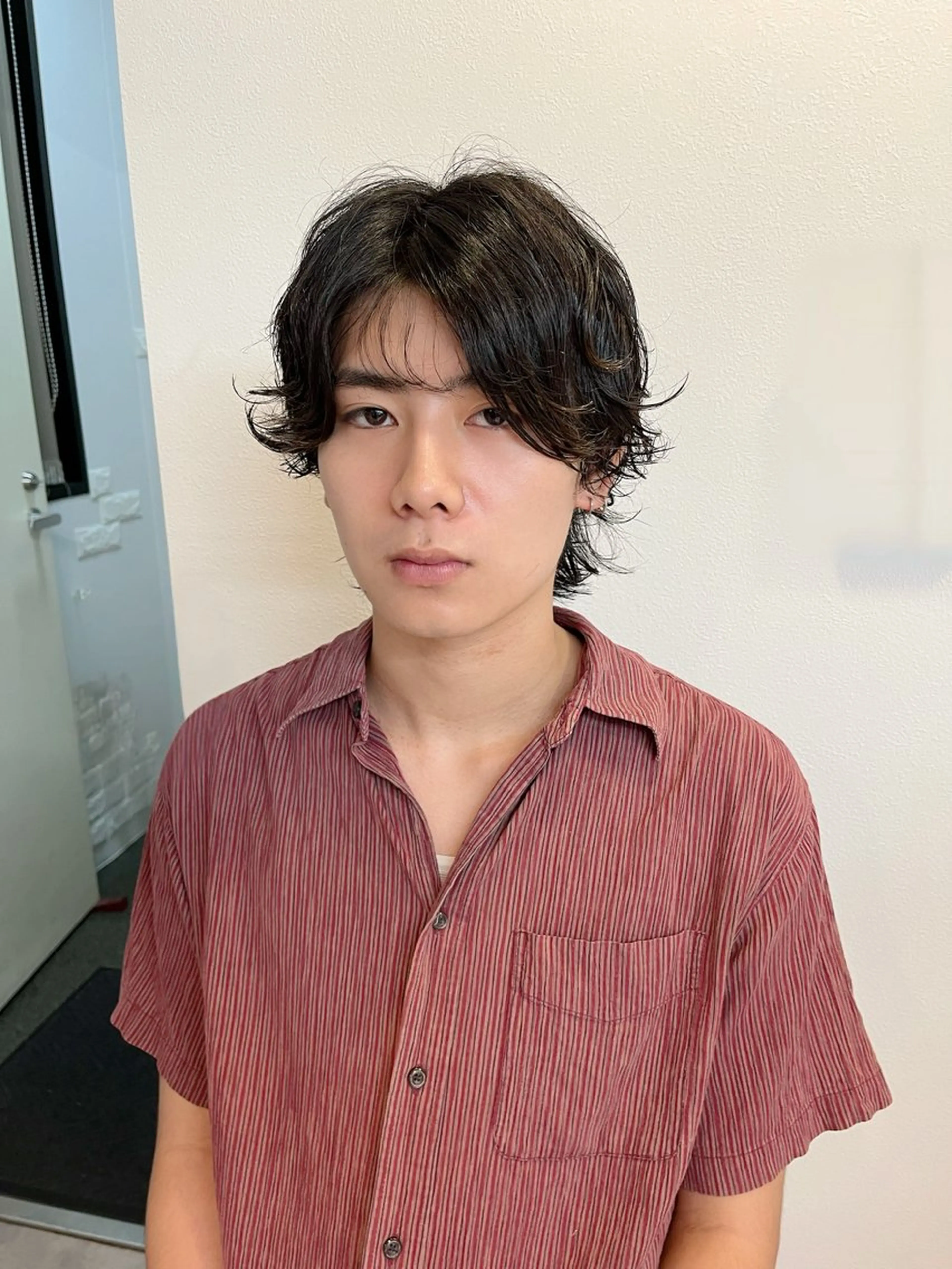 ミディアム カット パーマ パーマ、髪質改善 川崎祐介のヘアスタイル