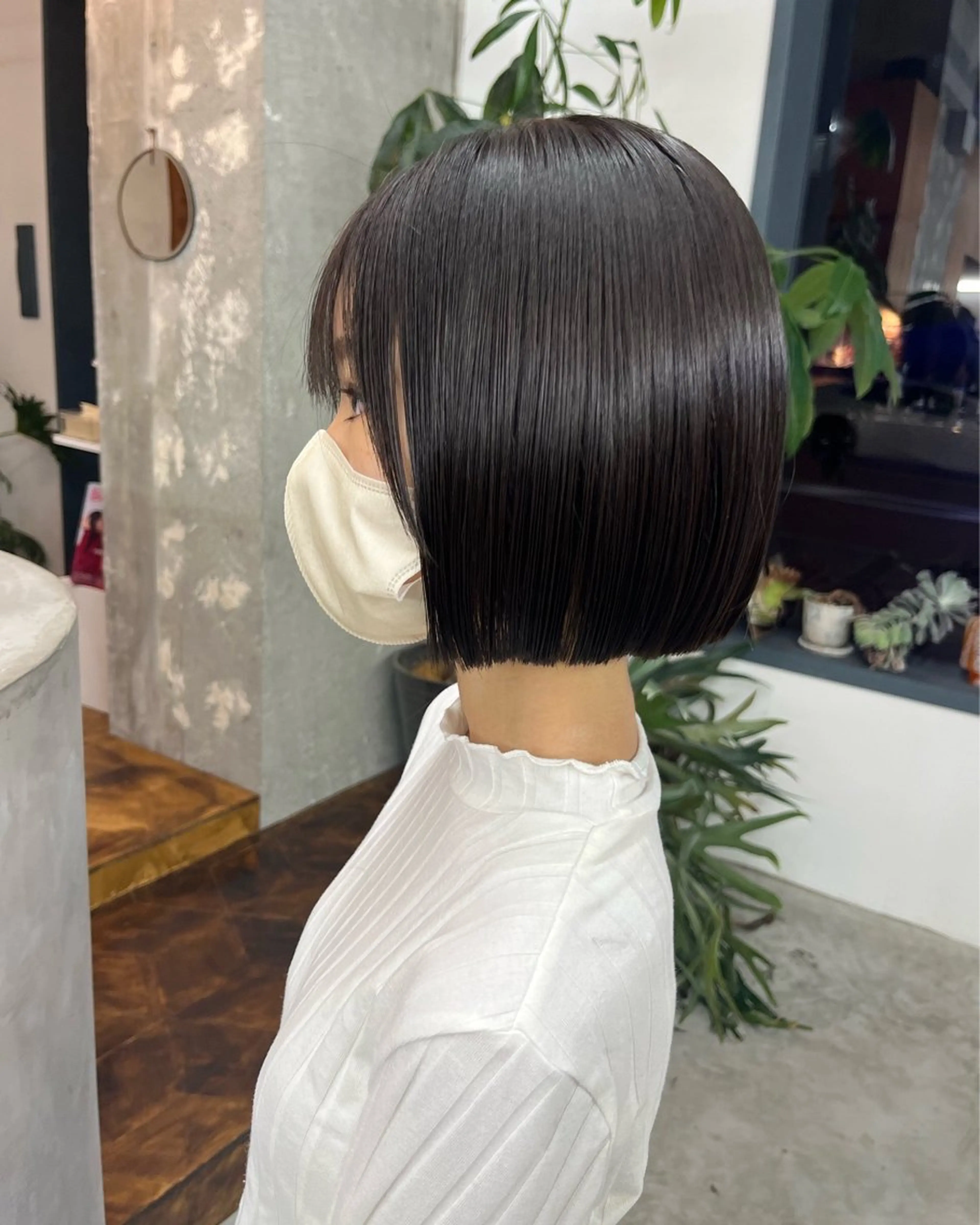 ショート 縮毛矯正 🫧透明感カラー🫧 ハシモトタケルのヘアスタイル