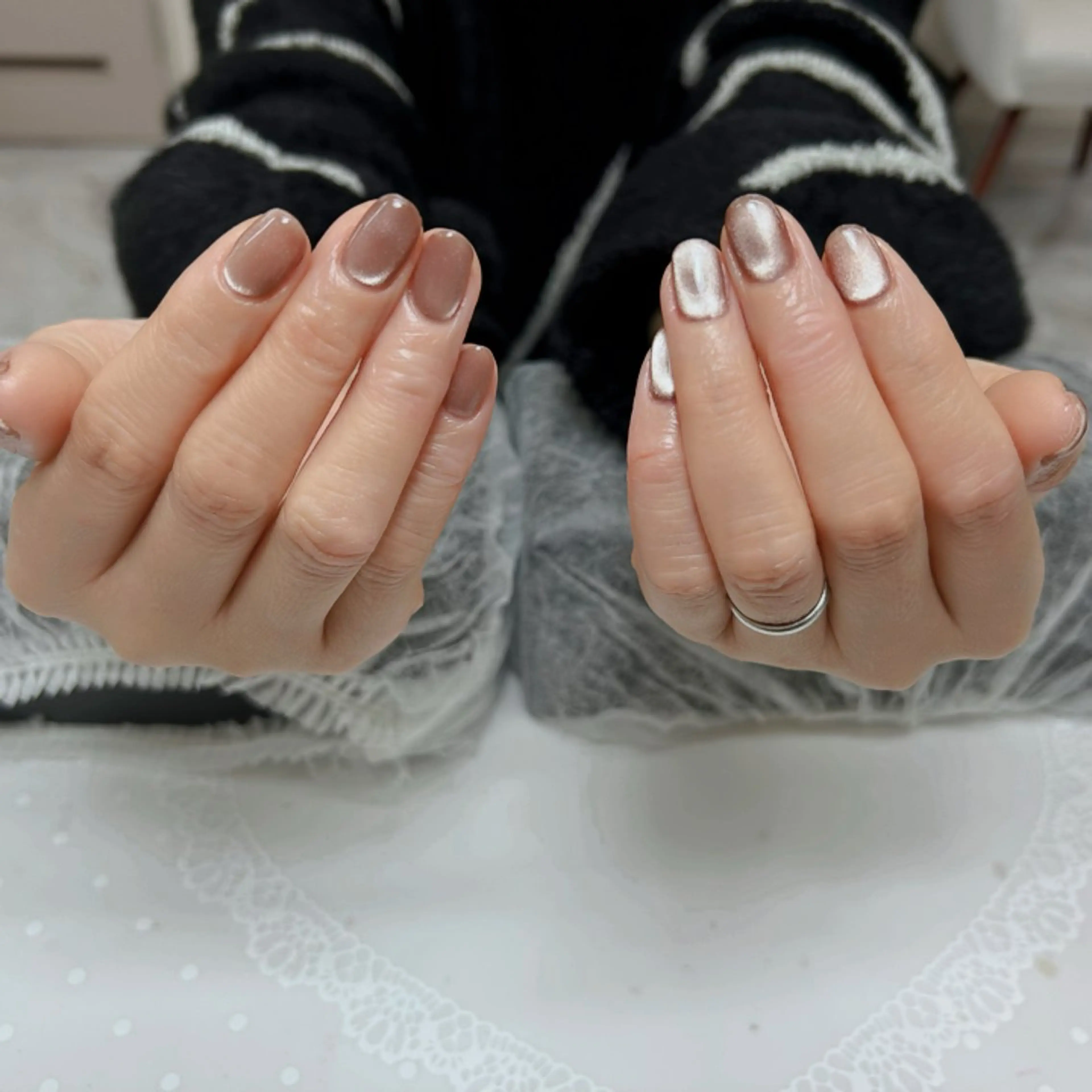 ネイル マグネットネイル ハンドネイル ANNE綾瀬店 eriのネイルデザイン