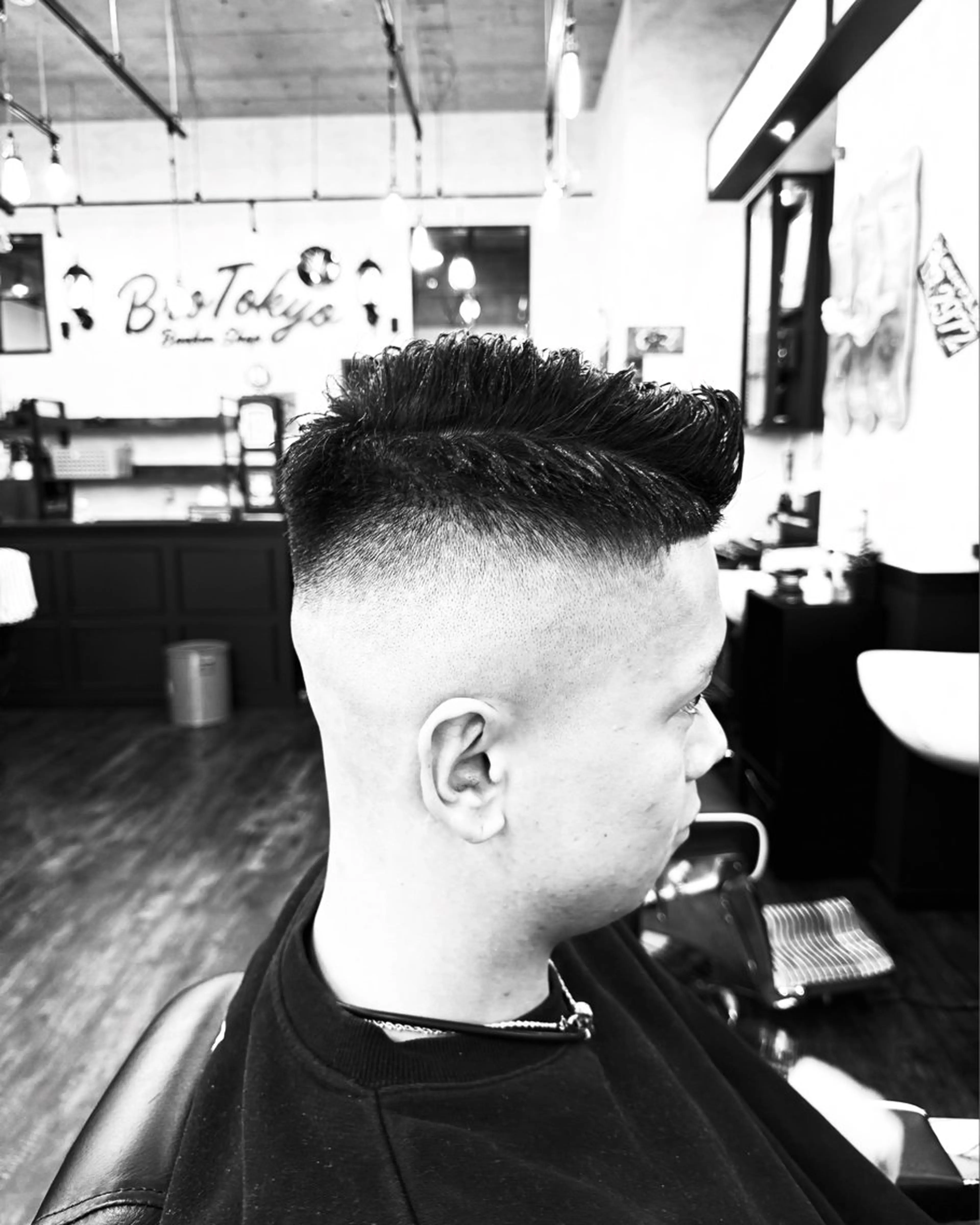 ショート BroTokyo所属・shin シンのヘアスタイル