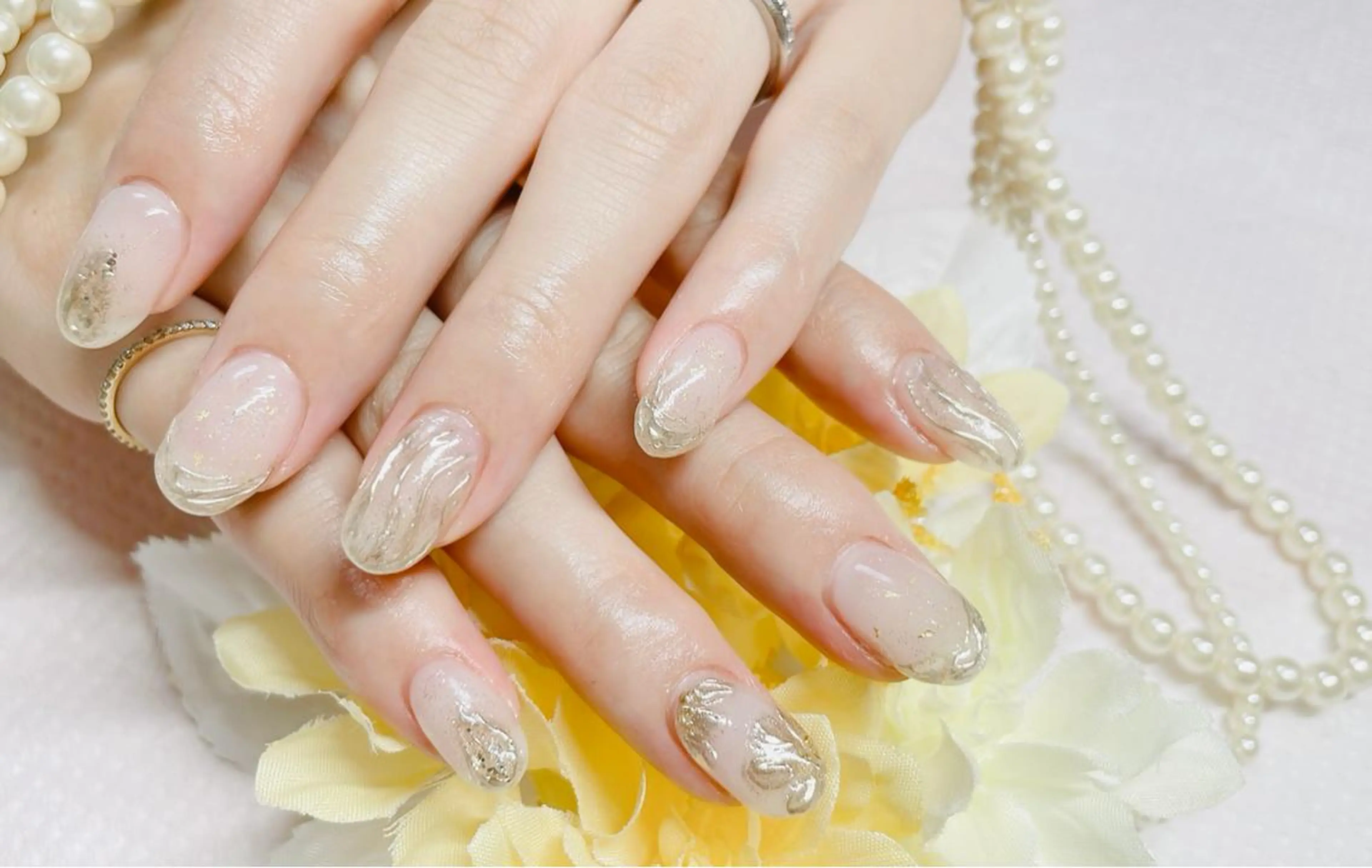 ネイル アートネイル ミラーネイル 持ち込み SYU NAILのネイルデザイン