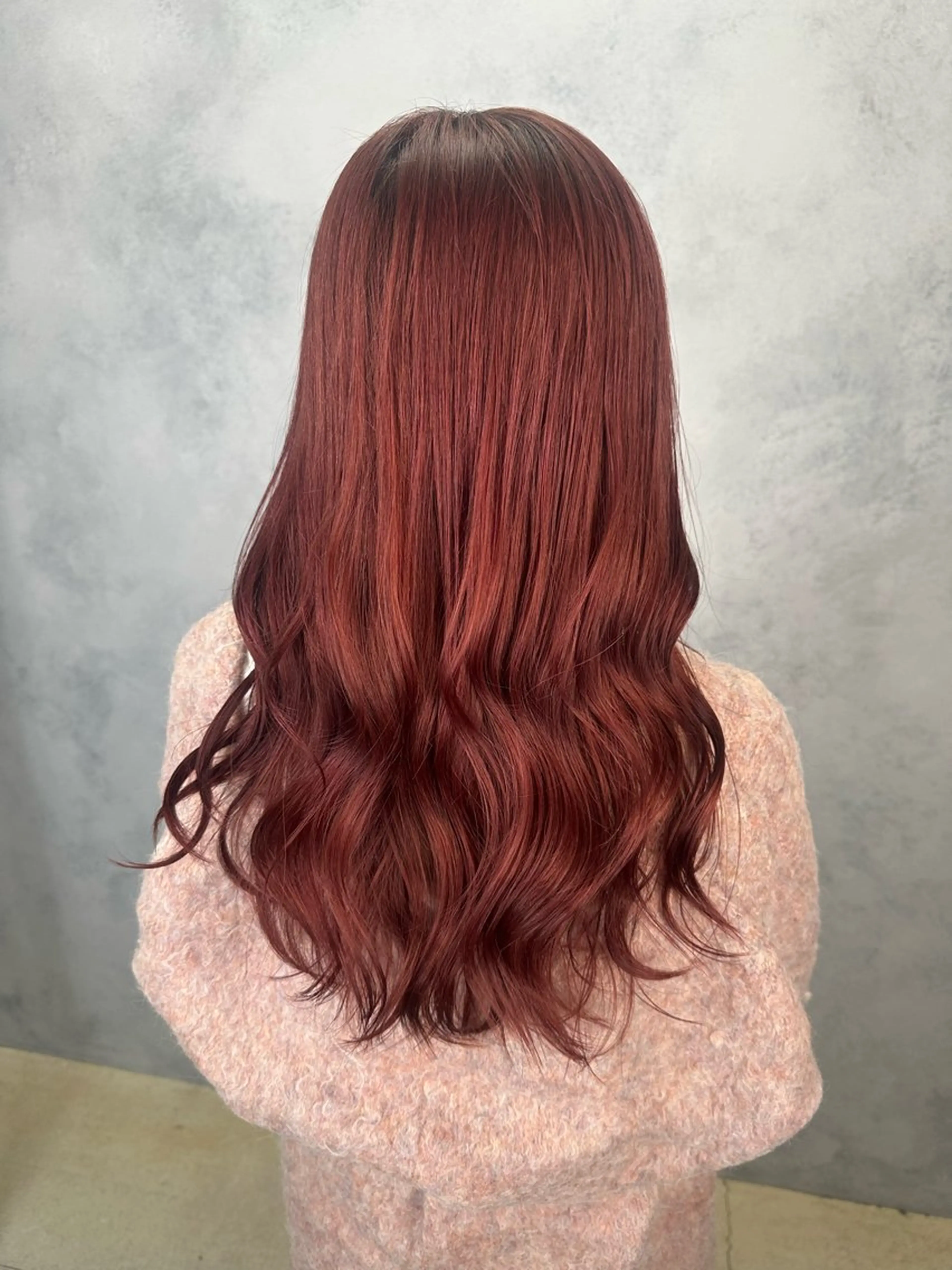 ロング カット ヘアカラー トリートメント ヘッドスパ 🍎暖色/艶髪 /madokaのヘアスタイル