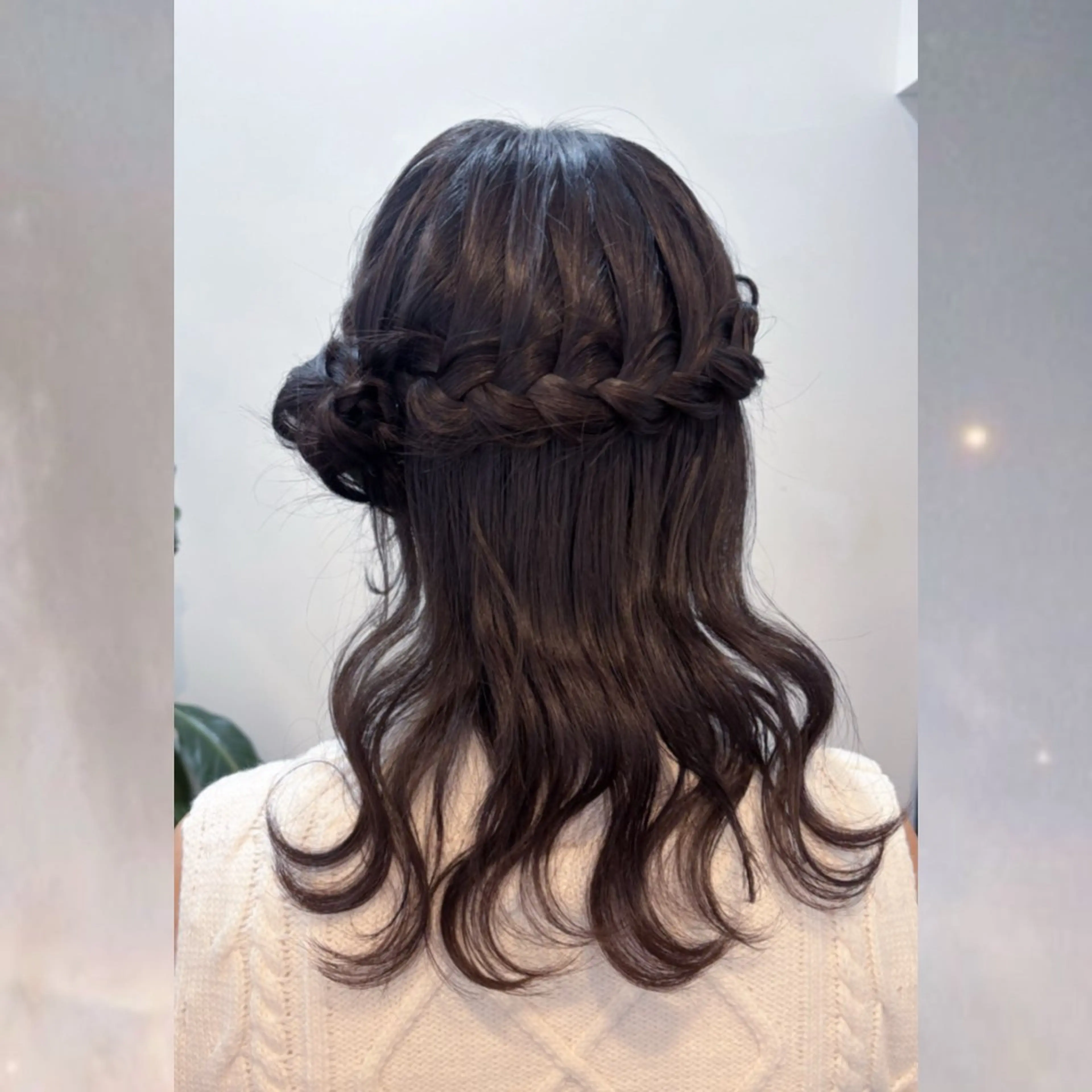 ミディアム ヘアアレンジ ヘアセット 河原 彩心【葛西/西葛西】のヘアスタイル