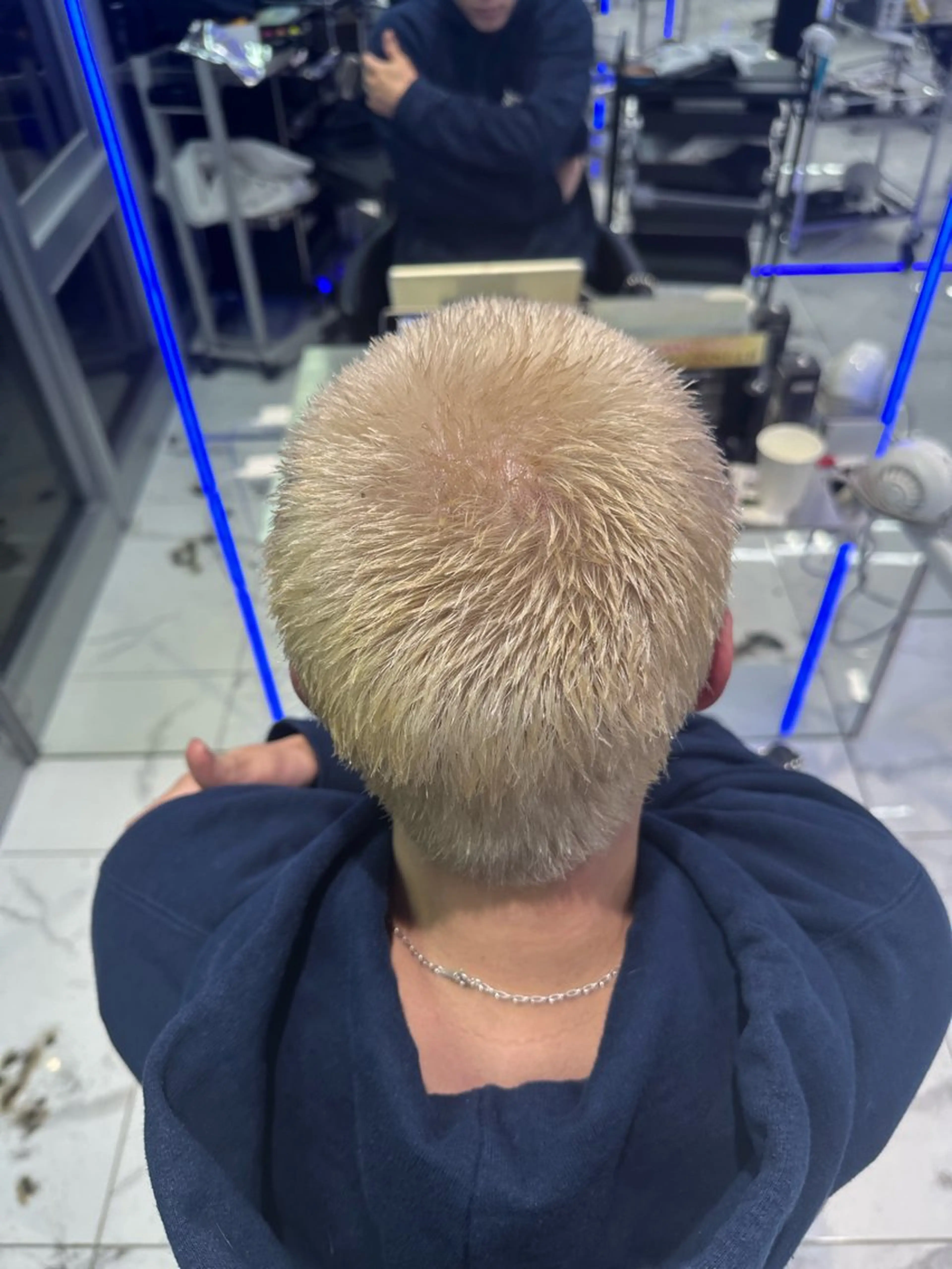 ショート カラー ヘアアレンジ メンズ メンズブリーチ ブリーチ カット ヘアカラー MEN'S HAIR SENSE 神南 【メンズヘア センス 】所属・♥️モテ髪美容師♠️ REIのヘアスタイル