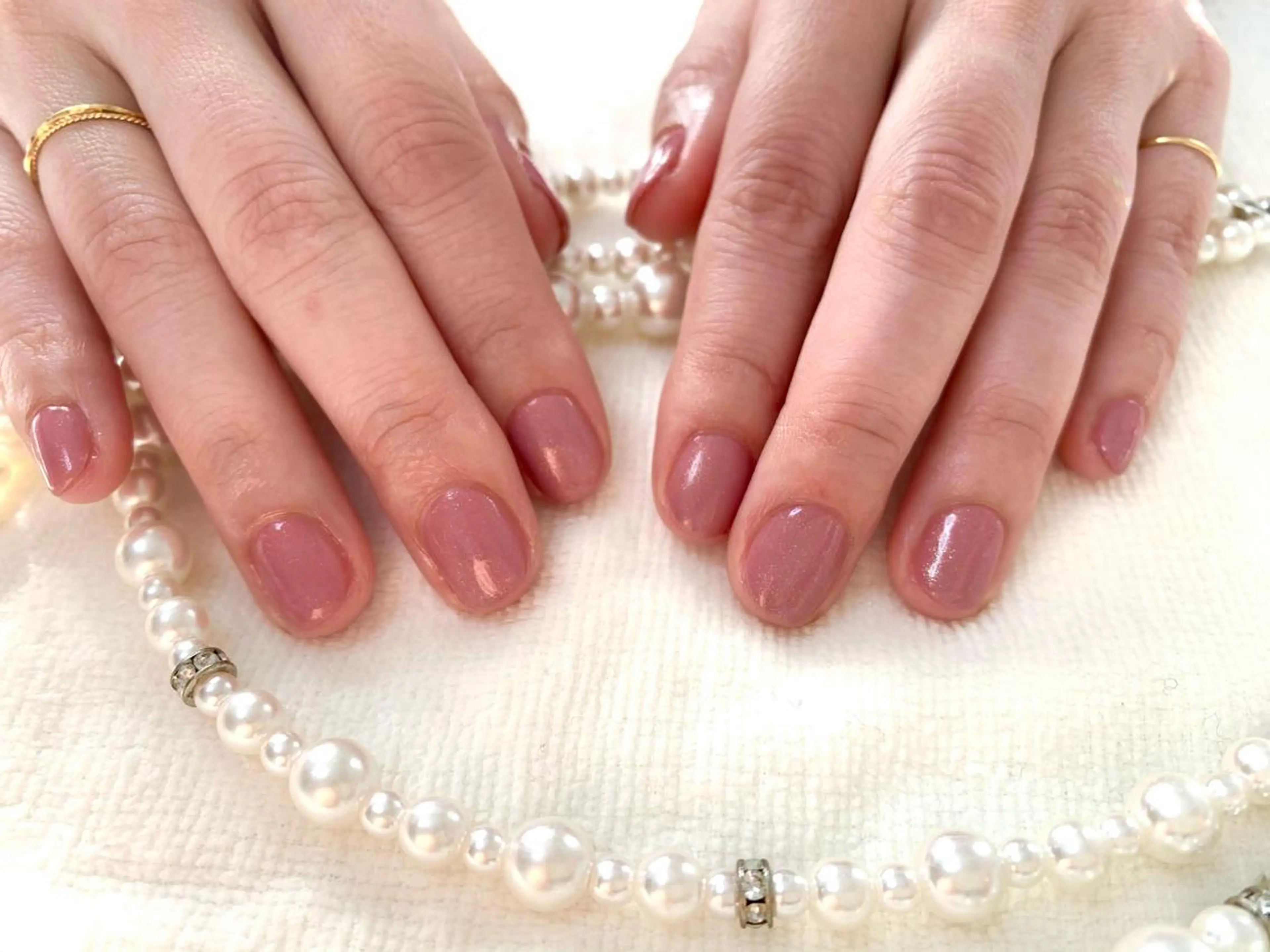 ネイル ラメ(グリッター) ワンカラーネイル 手塚 里奈のネイルデザイン