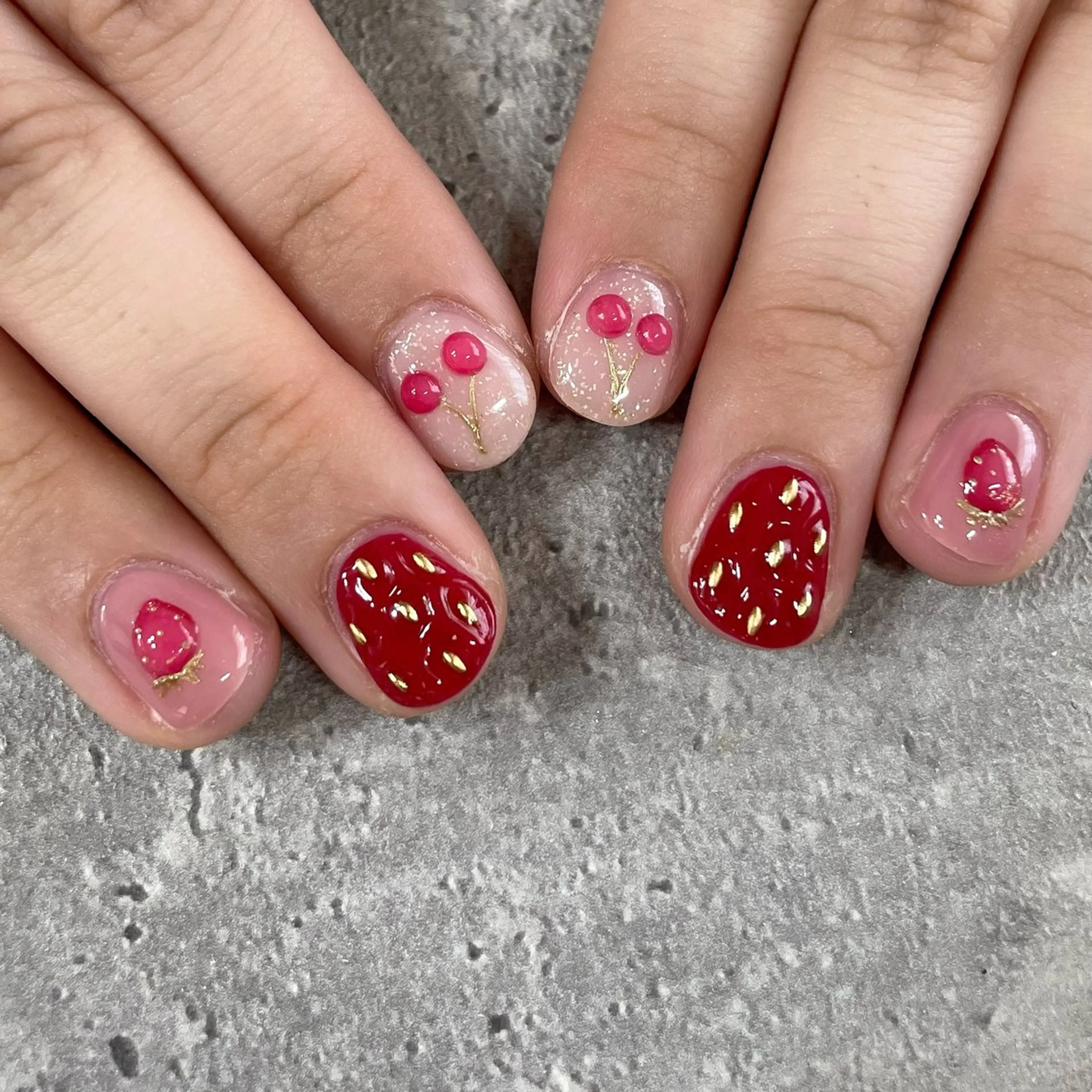 ネイル ジェルネイル 東 千夏のネイルデザイン