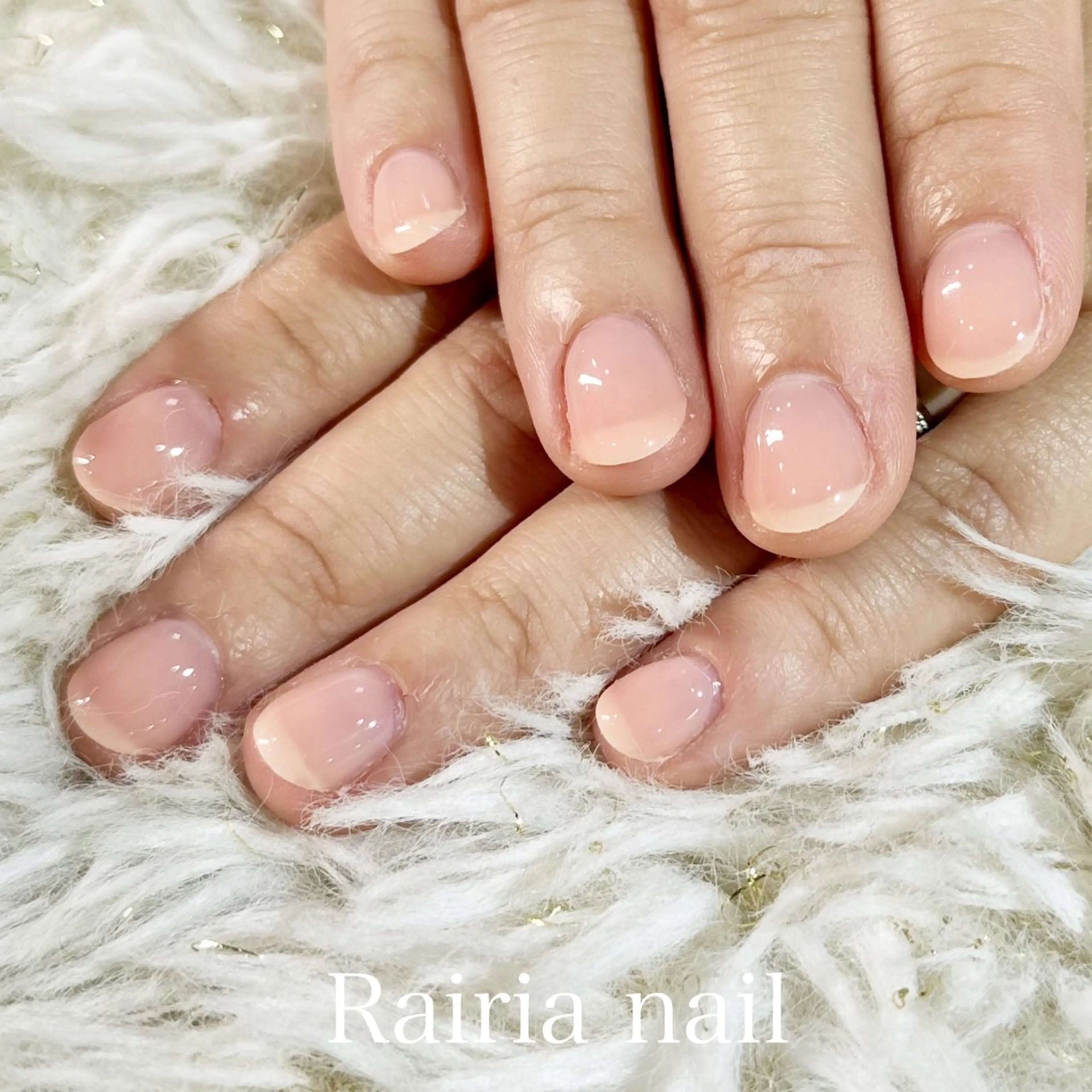ネイル ジェルネイル オフィスネイル パラジェル ハンドネイル Rairia nail所属・ライリアネイル Mikuのネイルデザイン