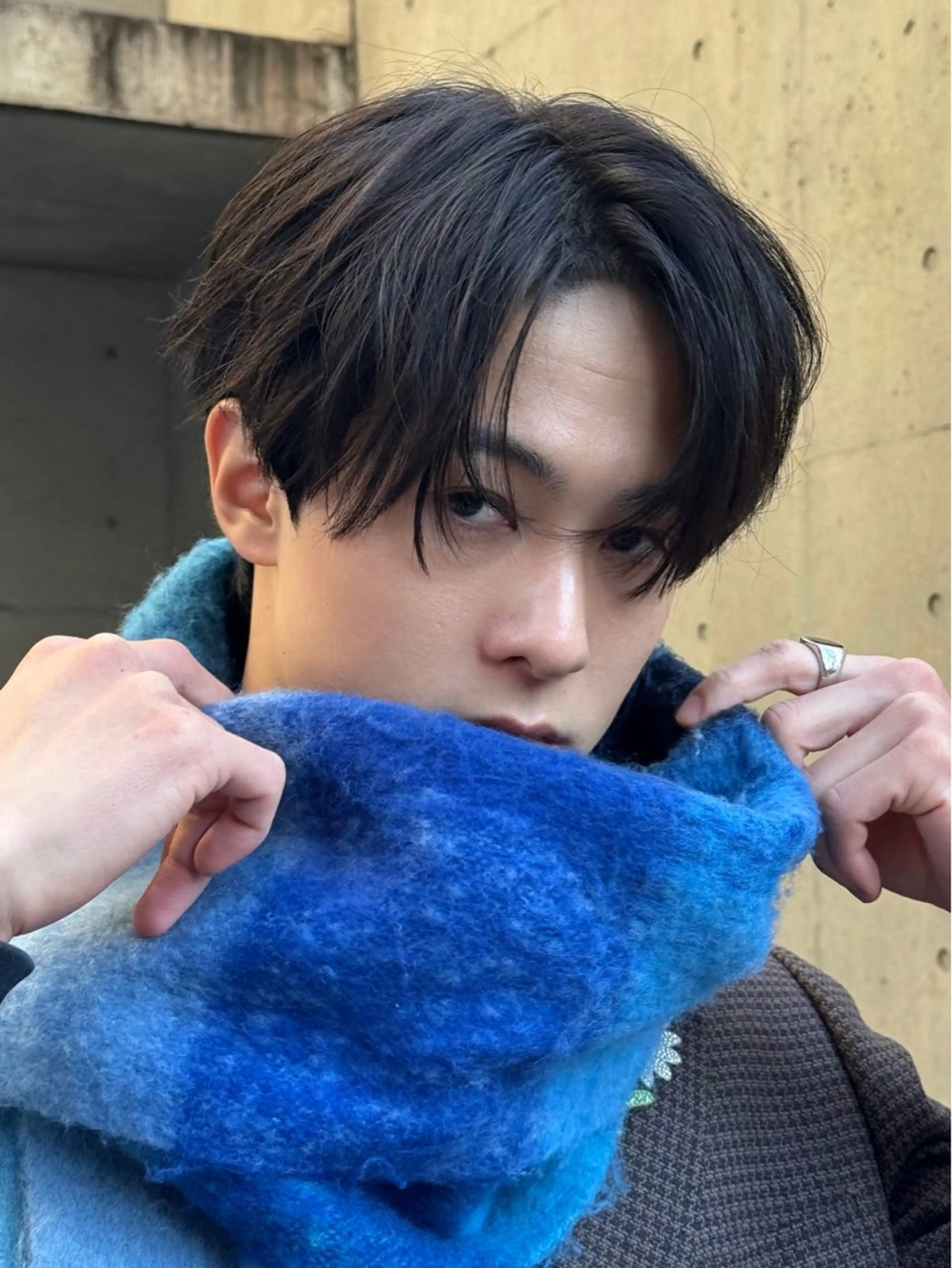 ショート メンズ たける/韓国へア /ダウンパーマのヘアスタイル