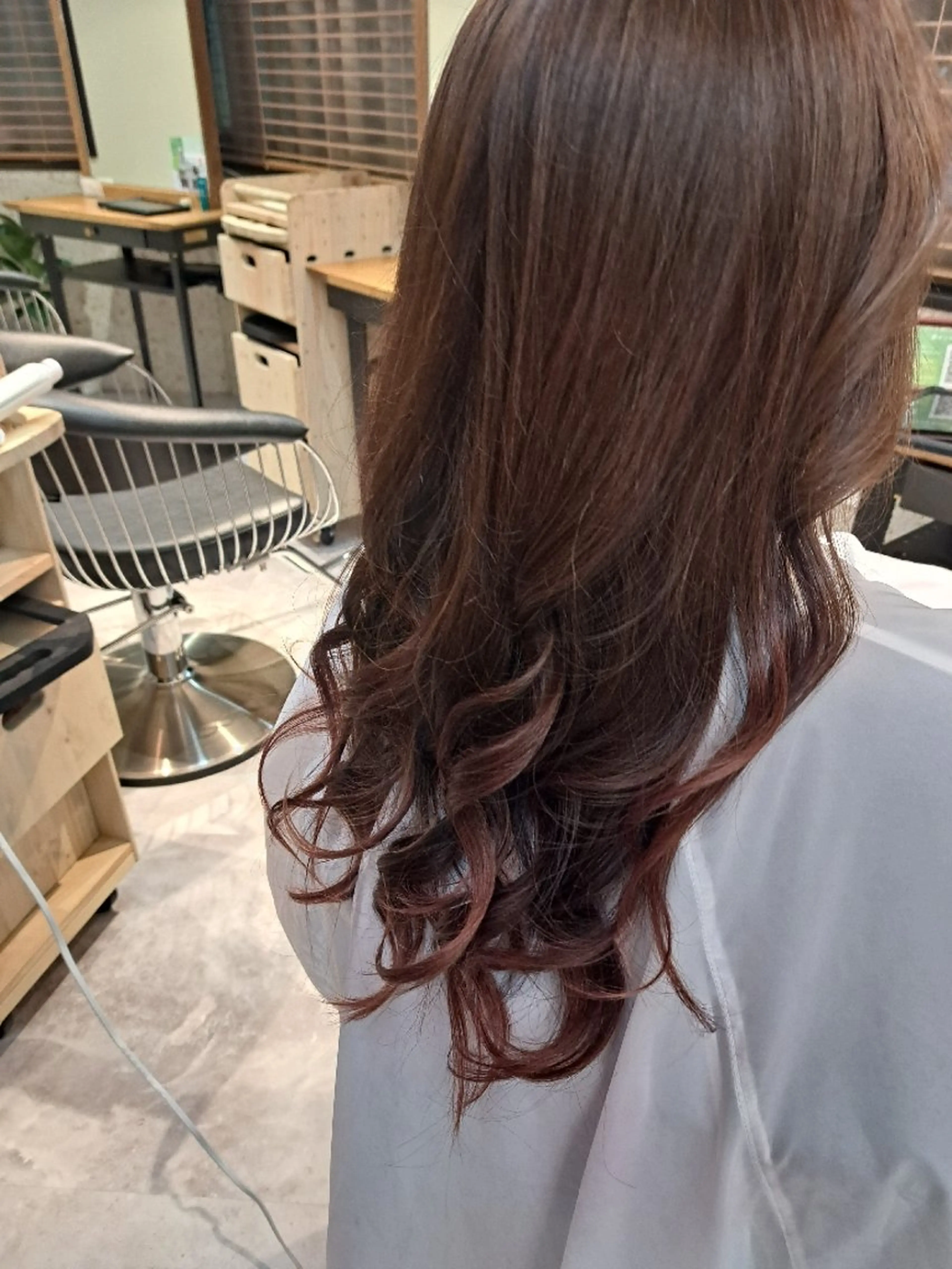 ロング カラー ブラウンカラー ピンクカラー ピンクブラウン カットモデル募集❣️ 池袋💇Annaのヘアスタイル