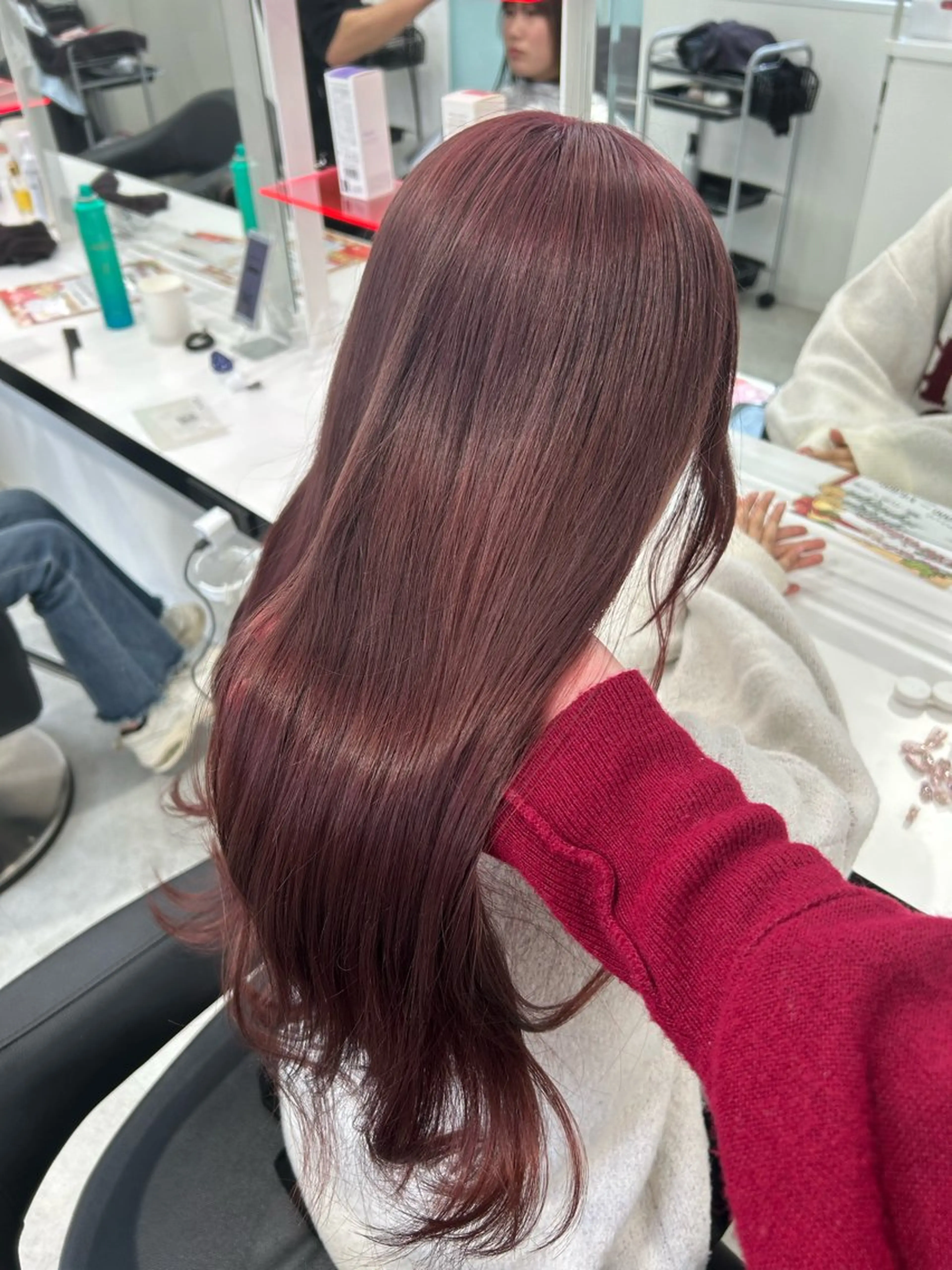 ロング カラー エフェクトブリーチ／ レイヤーカット／翔のヘアスタイル