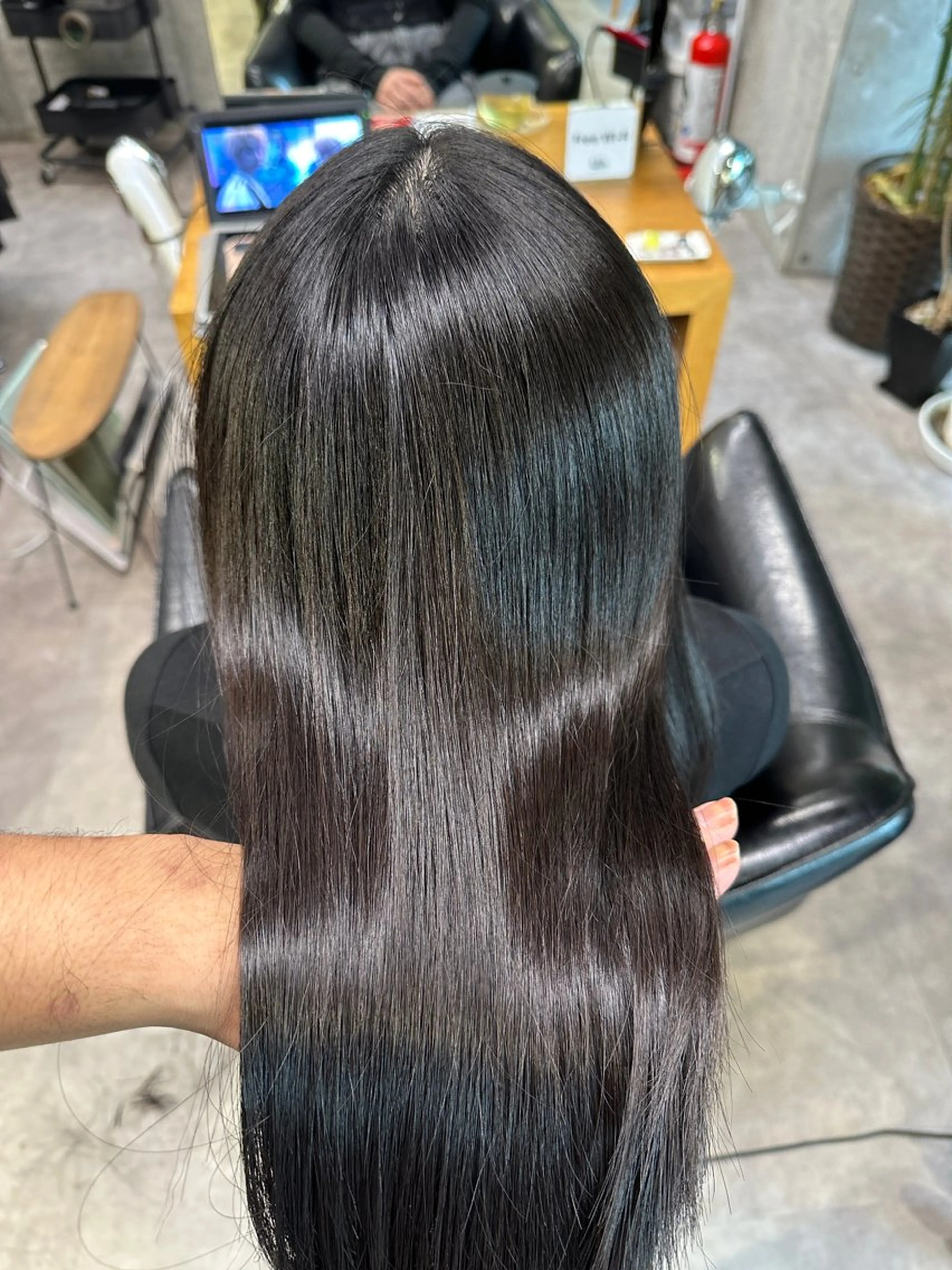 🌟新メニュー🌟癖を伸ばすトリートメント🩵🩷¥11000の写真