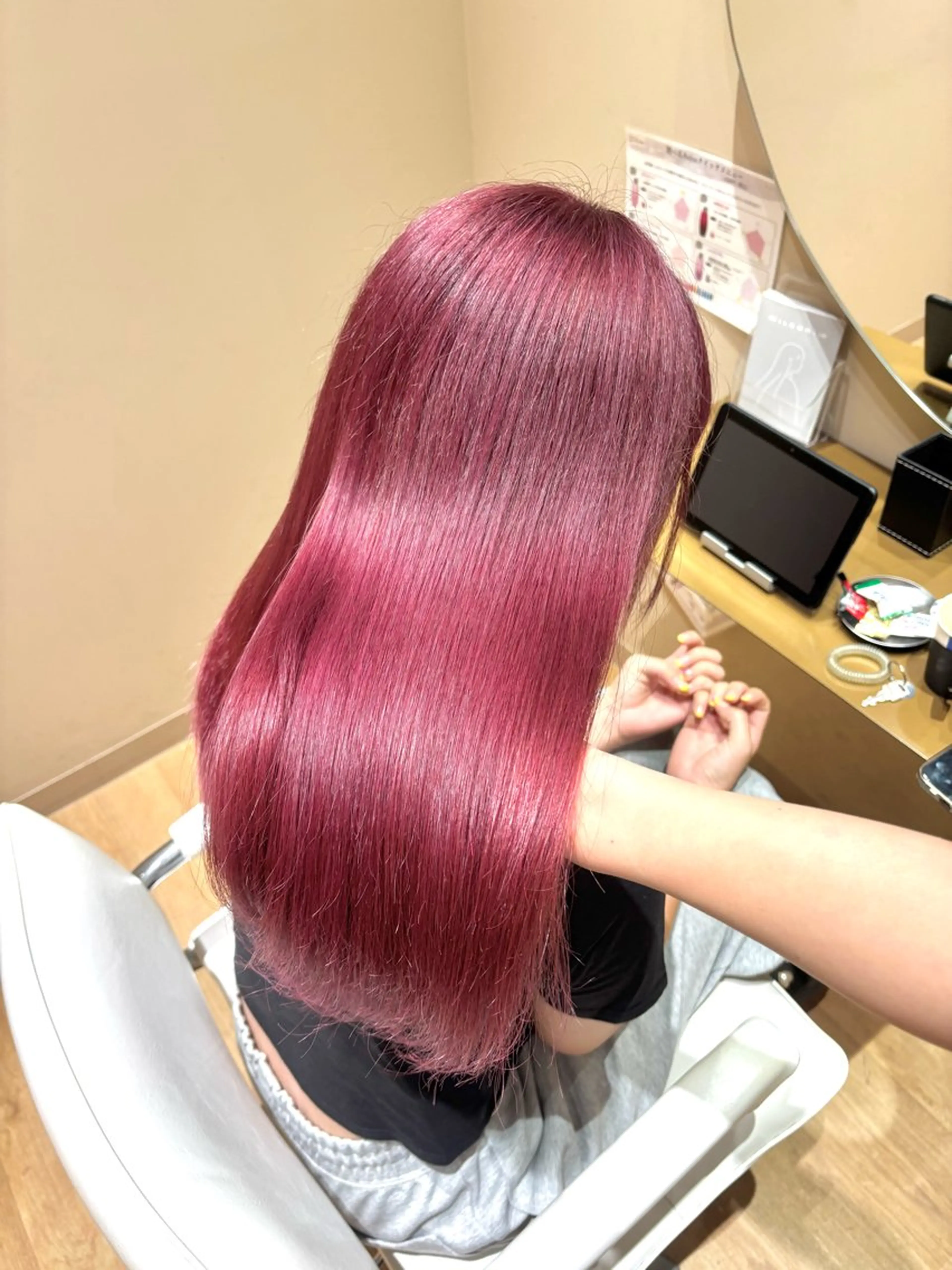 【 🍒ダメージレス‪‪垢抜けハイトーンヘア🍒 】フルブリーチ / ケアカラーの写真