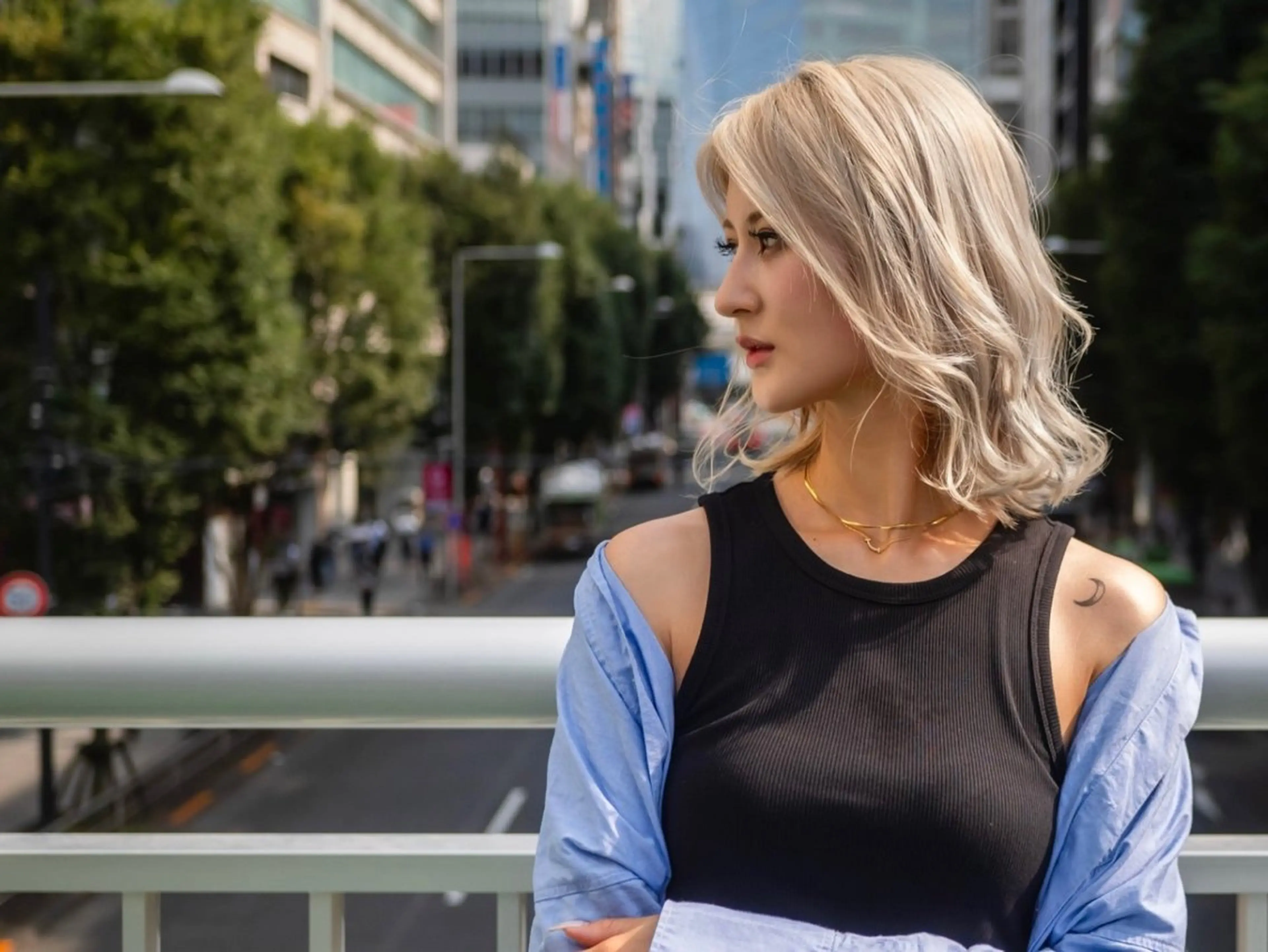 ミディアム カラー SUNNY ななのヘアスタイル