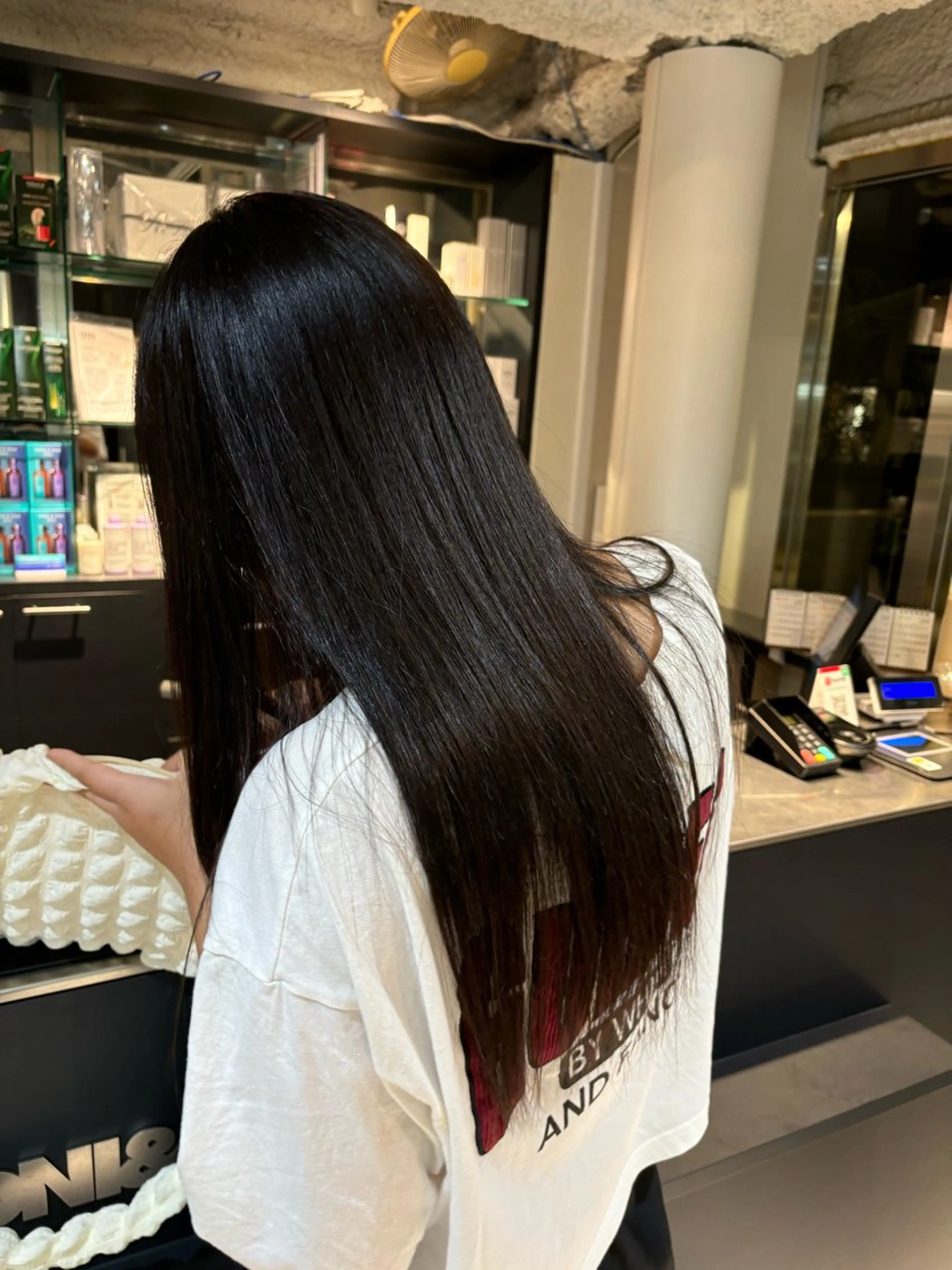 ロング パーマ ストレートパーマ 🌙レイヤーカット 🌙/HI naのヘアスタイル