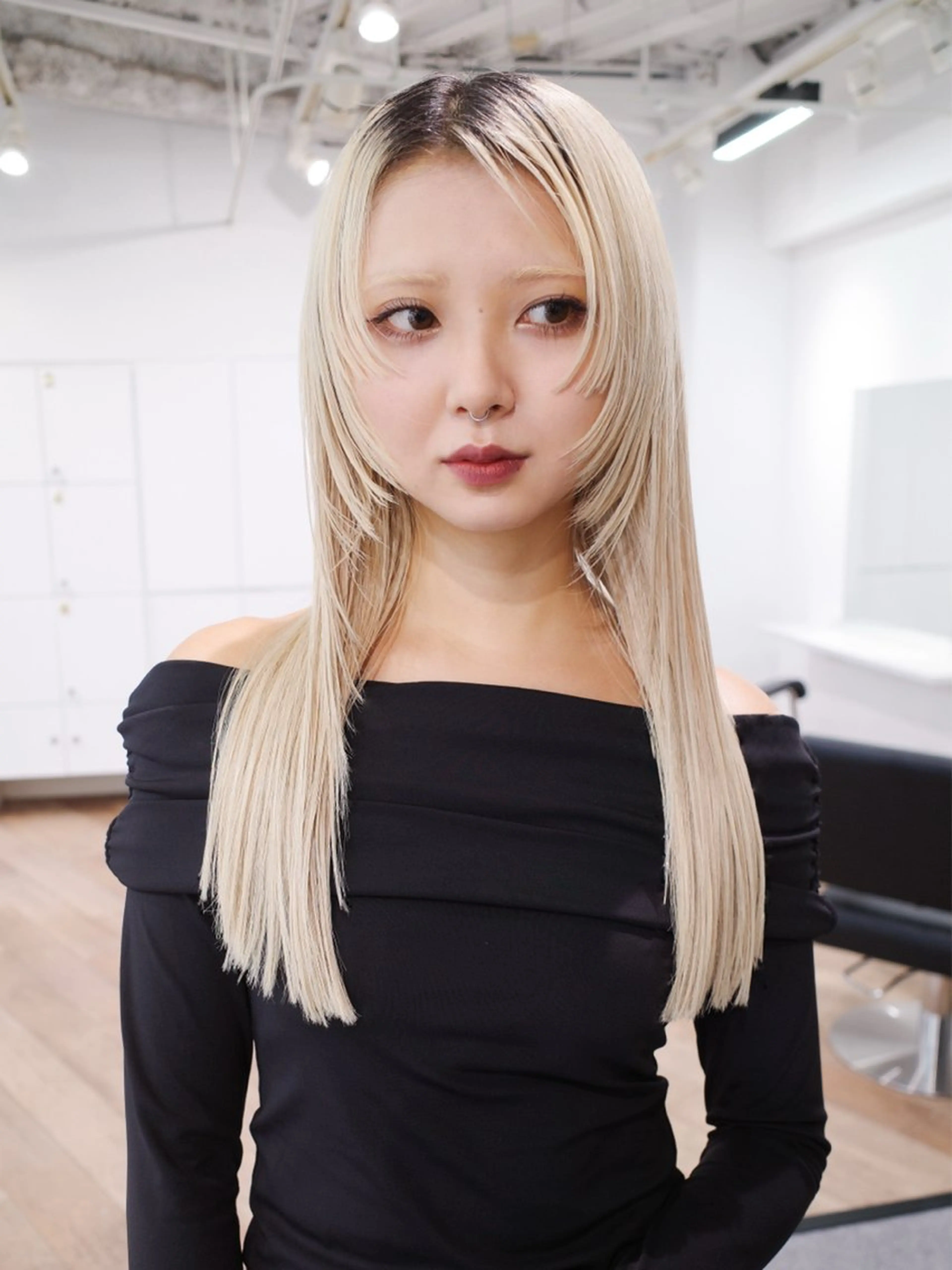 ロング カラー ヘアカラー ボブ/ダブルカラー 【渋谷】唐仁原 抄語のヘアスタイル