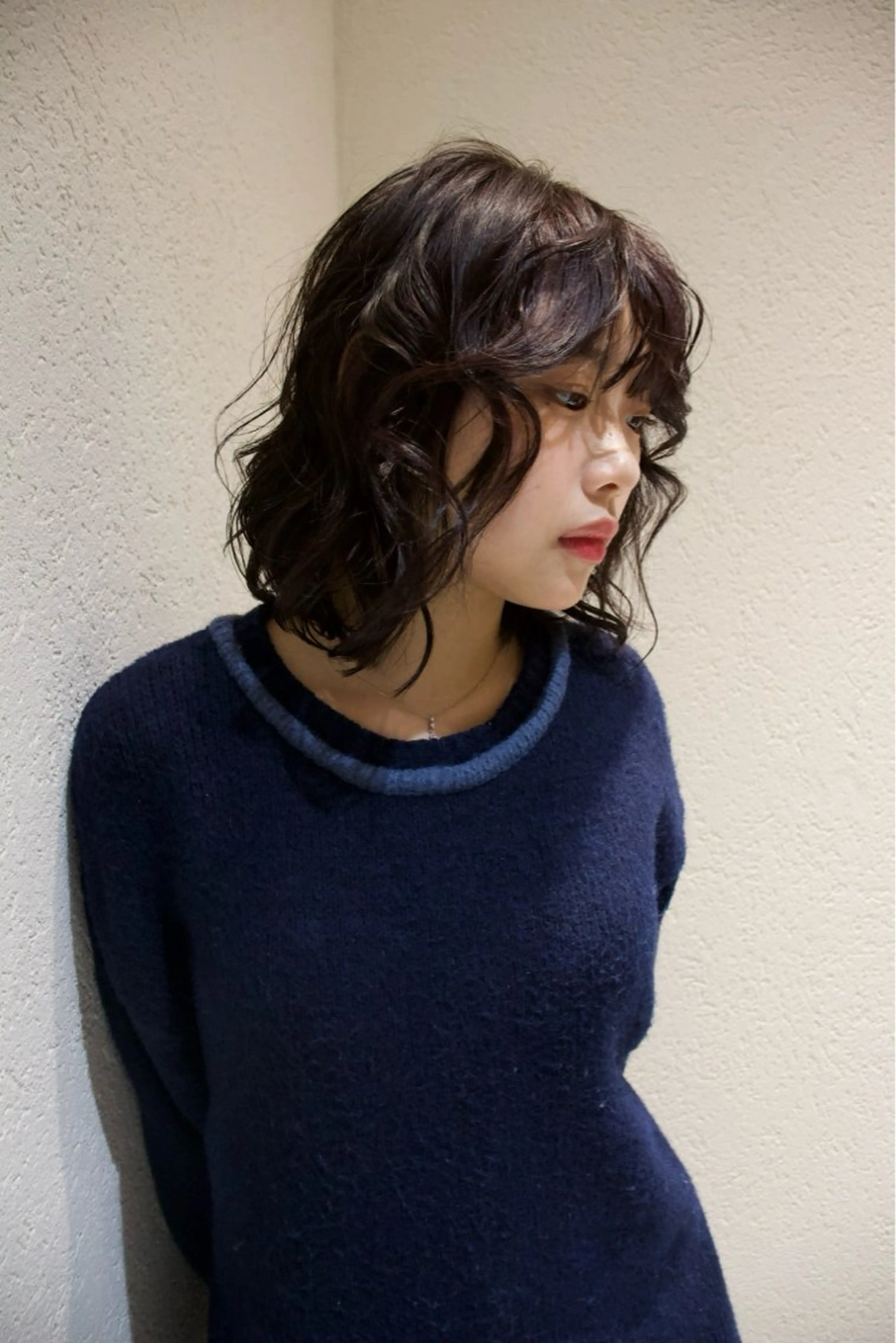 ミディアム カラー 《無料カットモデル / perm》ナミのヘアスタイル