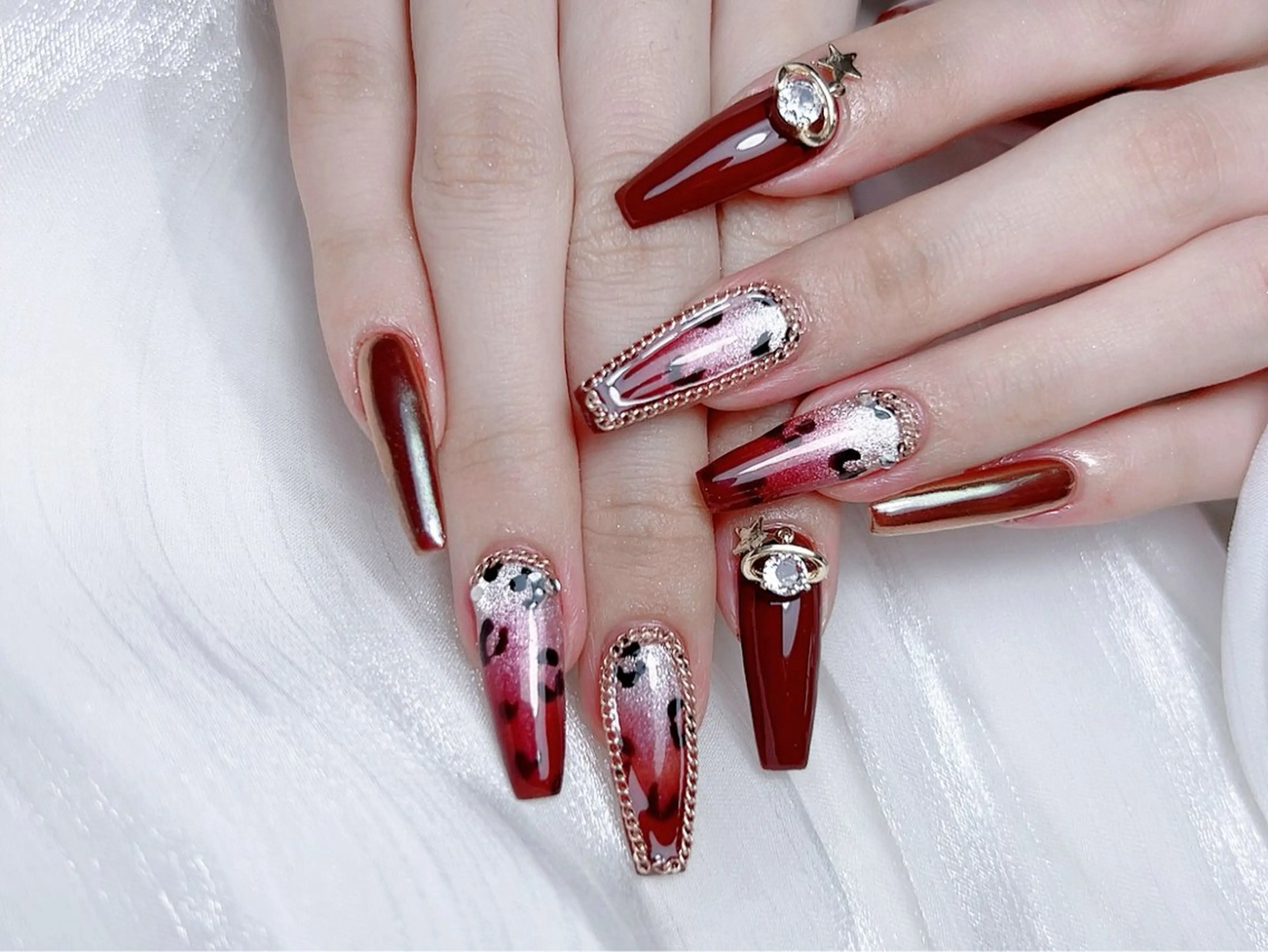 ネイル ハンドネイル M🌷nail 長さだし専門店のネイルデザイン