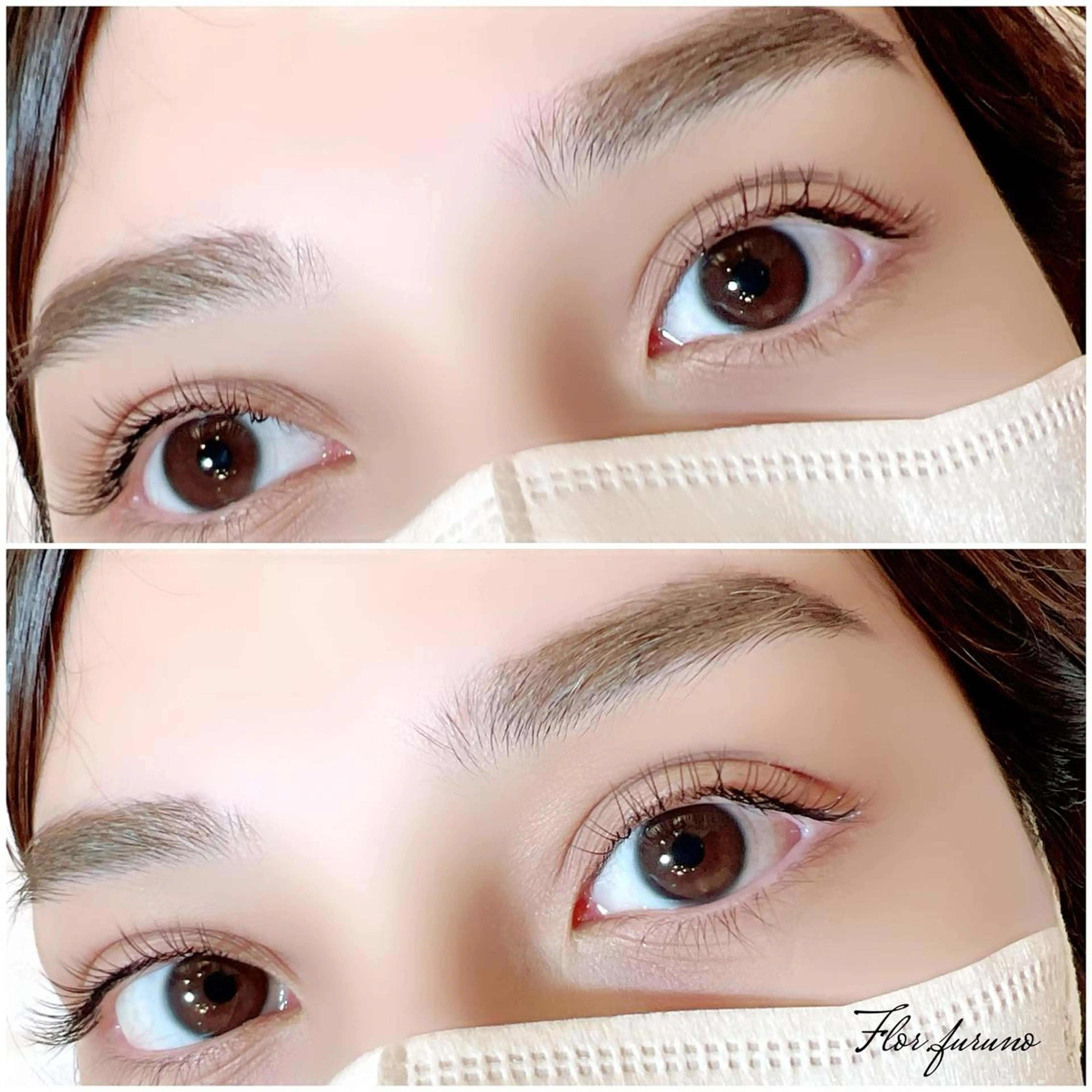 マツエク・マツパ アイブロウ Flor上大岡 ＊フルノ リナ＊のマツエク・マツパデザイン