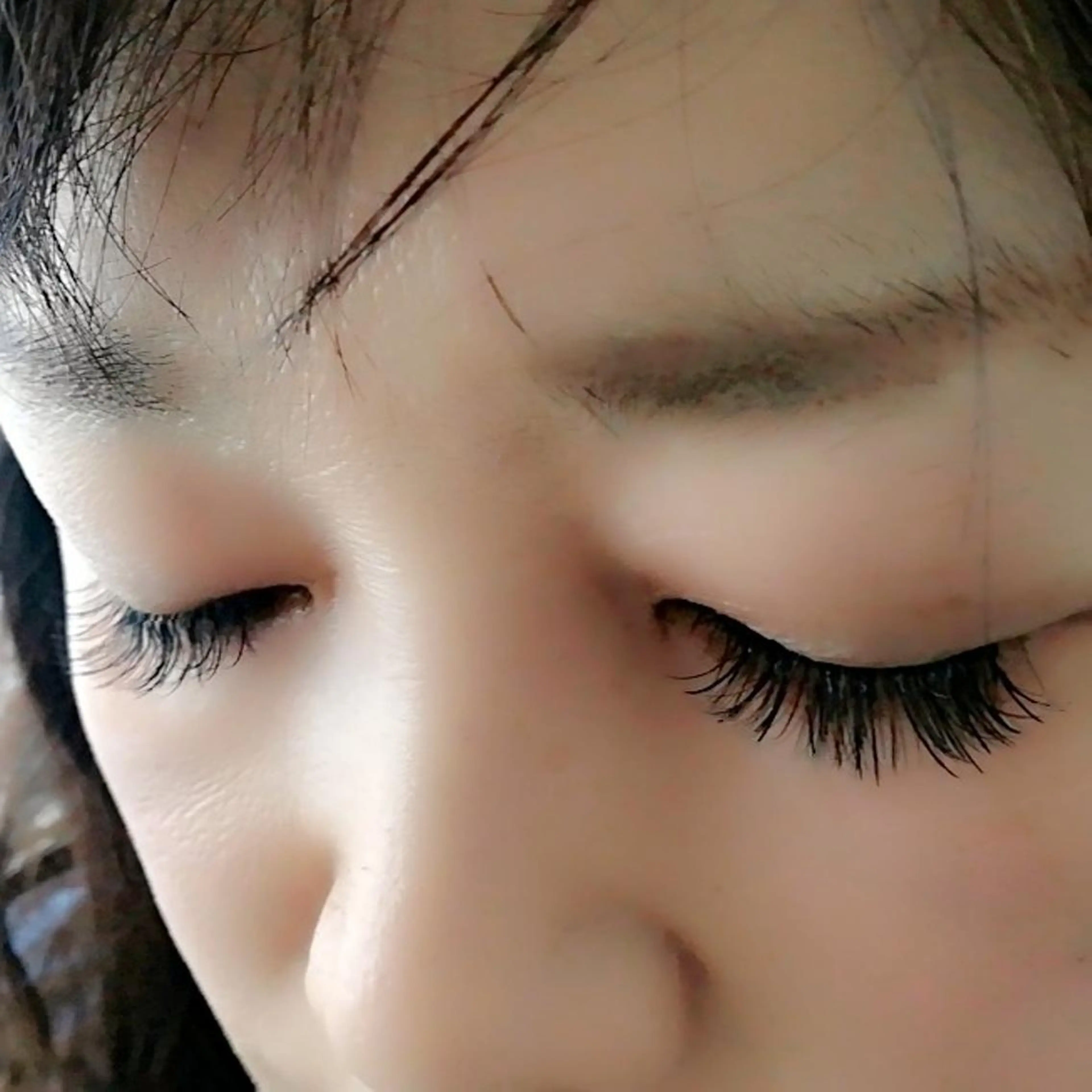 マツエク・マツパ 付け放題 キュート フラットラッシュ ナチュラル セーブル 吉岡 ゆうなのマツエク・マツパデザイン