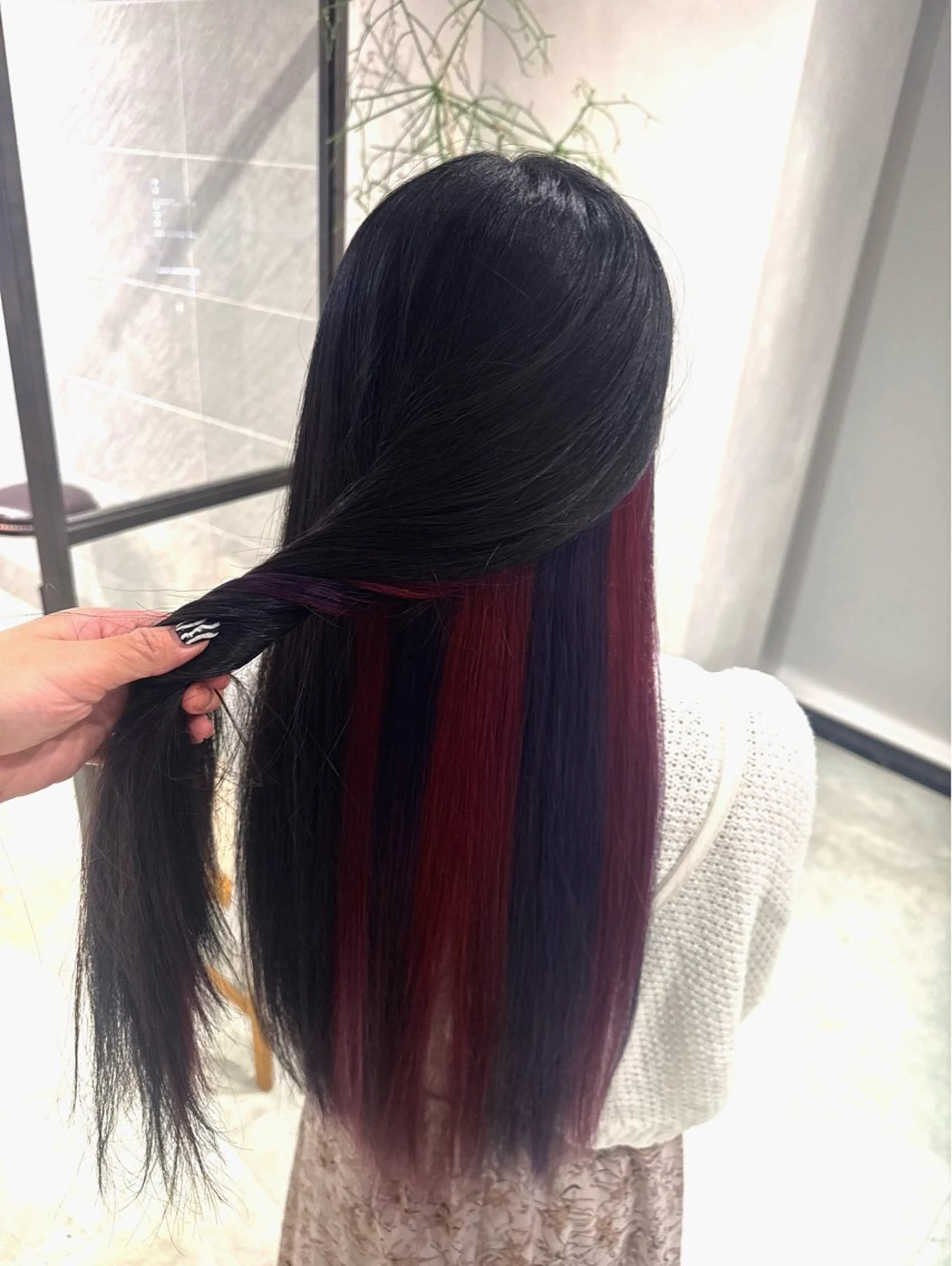 カラー インナーカラー ピンクカラー カット ヘアカラー トリートメント 透明感カラー✨艶髪 制作🌱山根あゆみのヘアスタイル