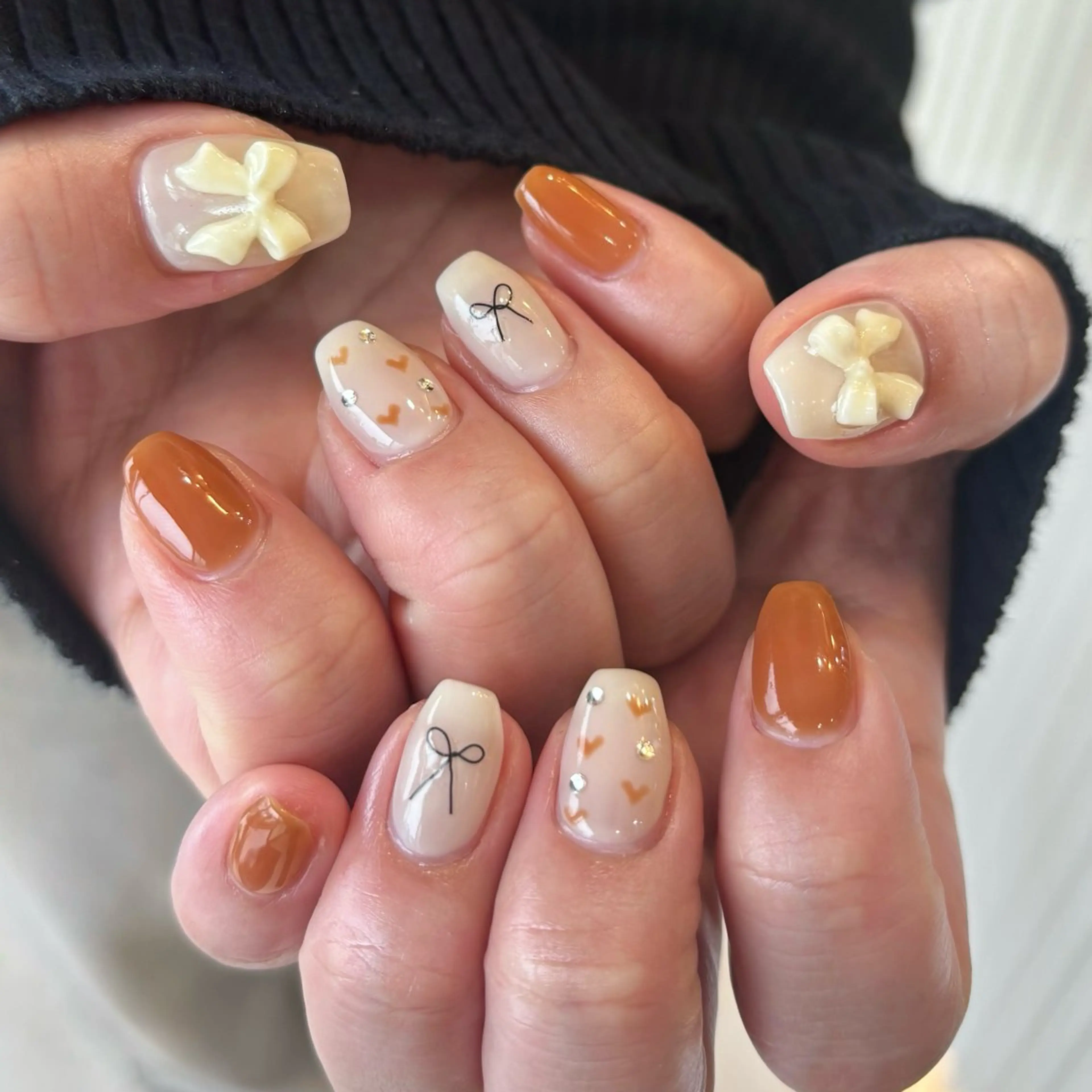 ネイル リボン sign  nail azuhaのネイルデザイン