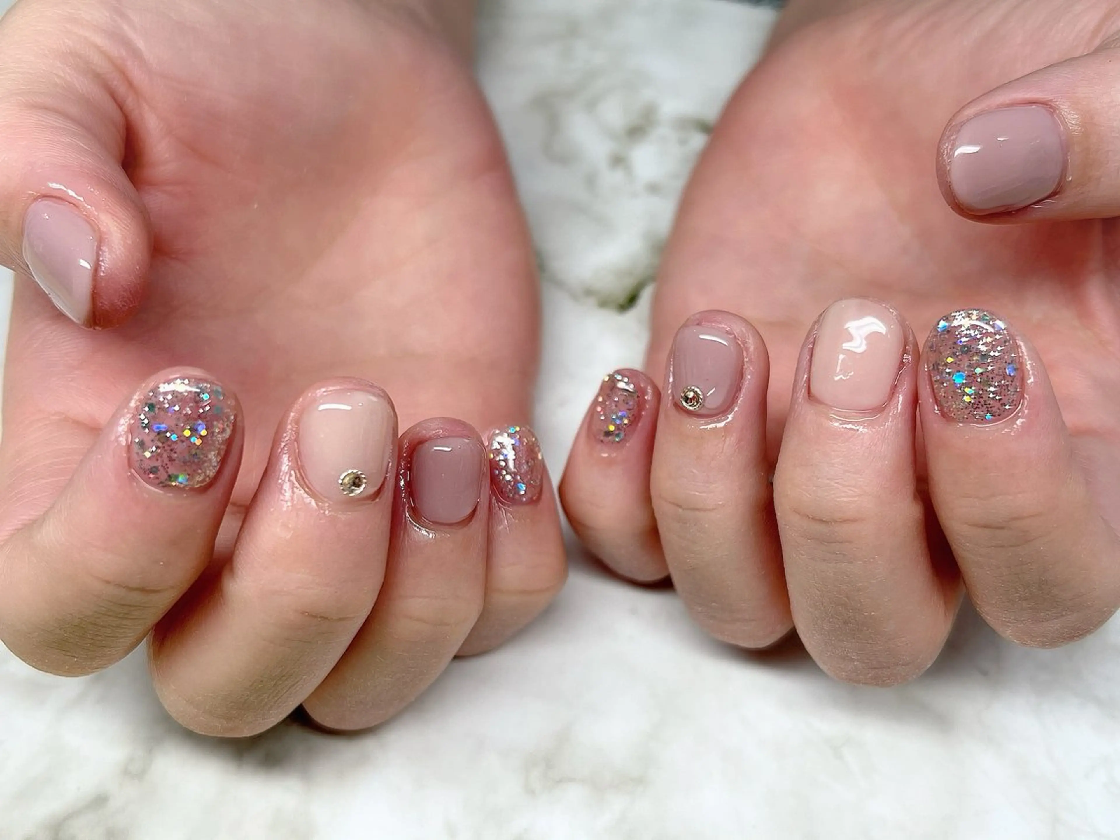 ショート ハンドネイル NailSalon MAHINAのネイルデザイン