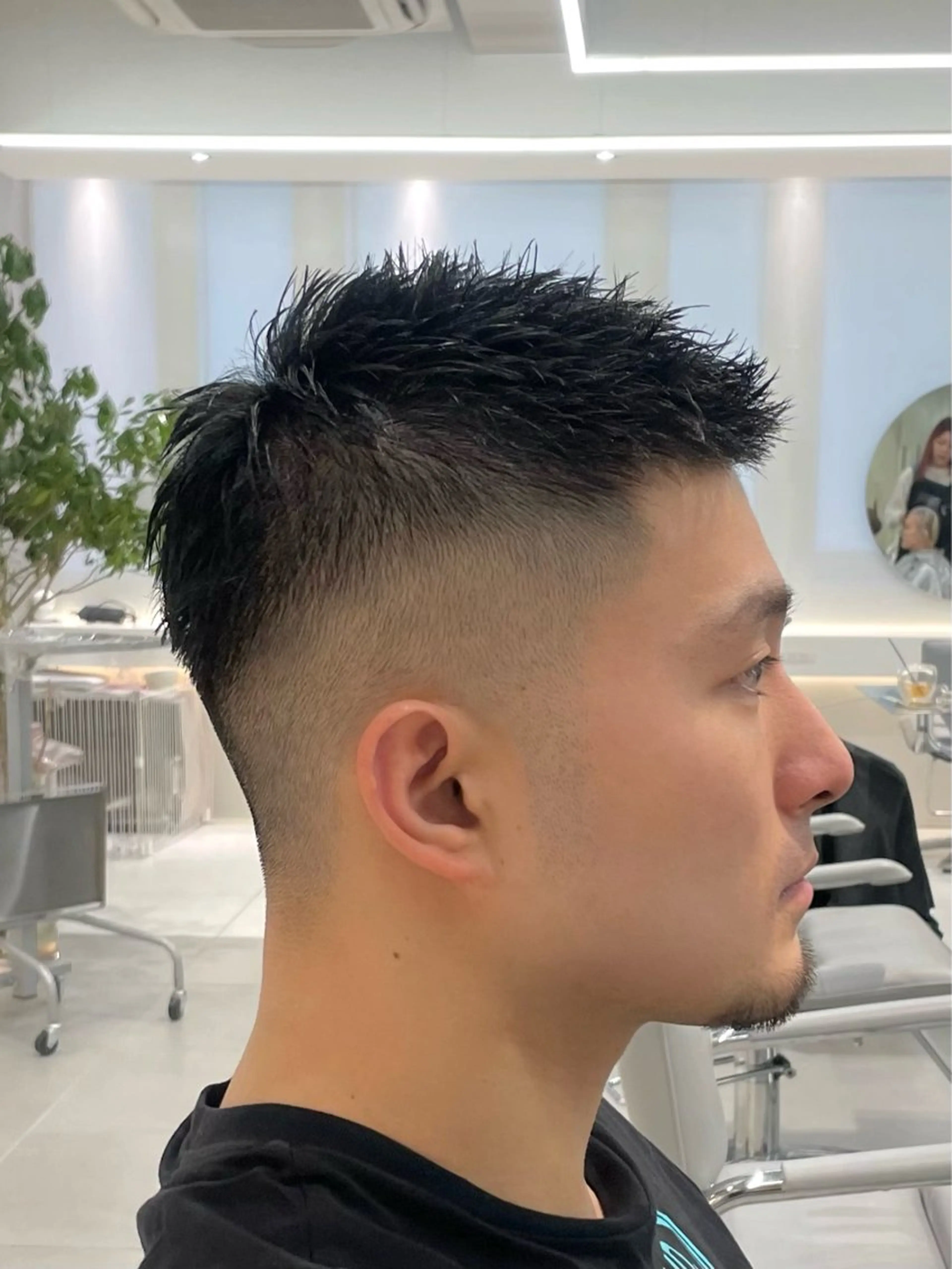 メンズ アップバング センターパート フェードカット マッシュ メンズパーマ カット ヘアセット メンズスタイル 🇰🇷パーマのヘアスタイル