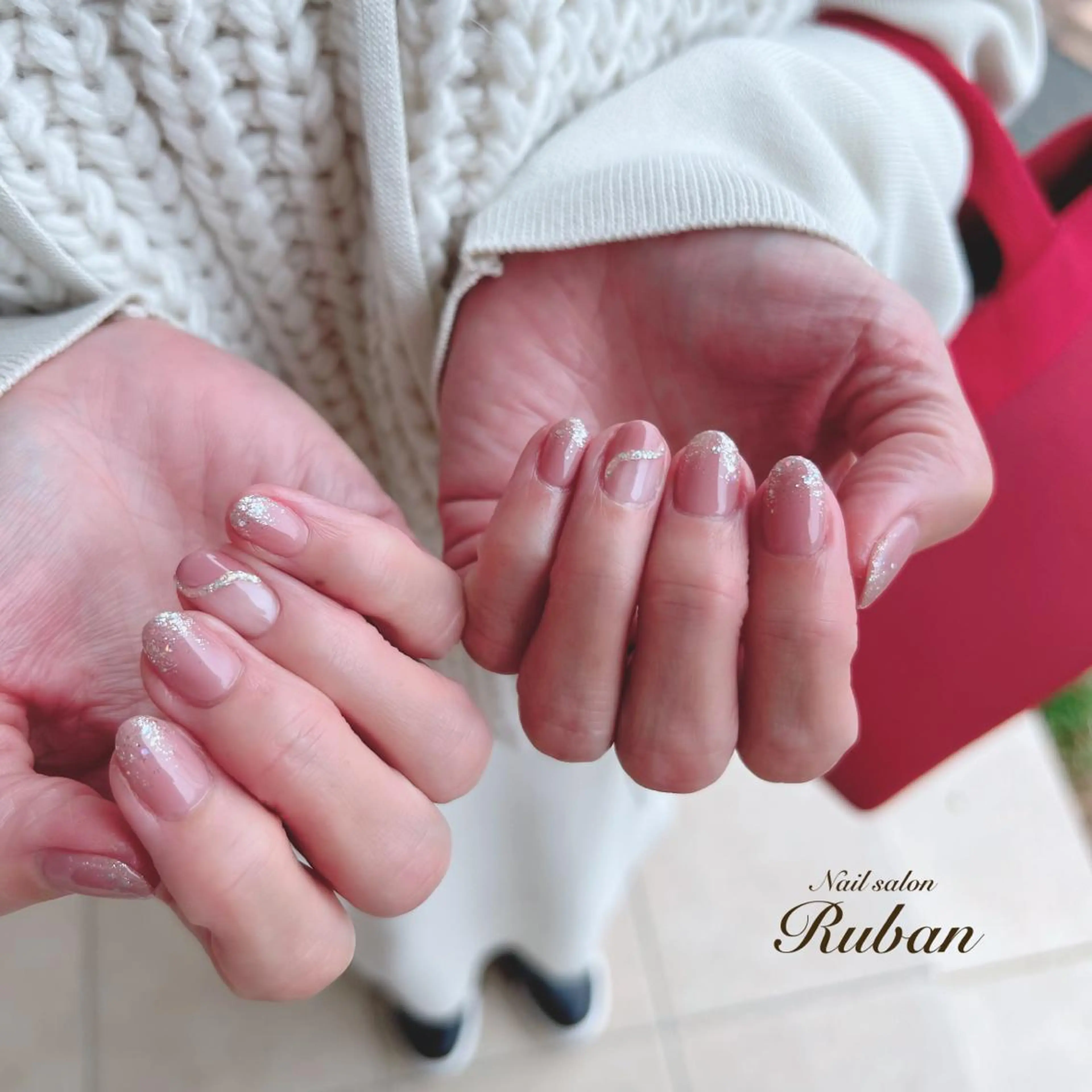 ネイル グラデーション ピンク Nail salon Ruban所属・Nail salon Rubanのネイルデザイン