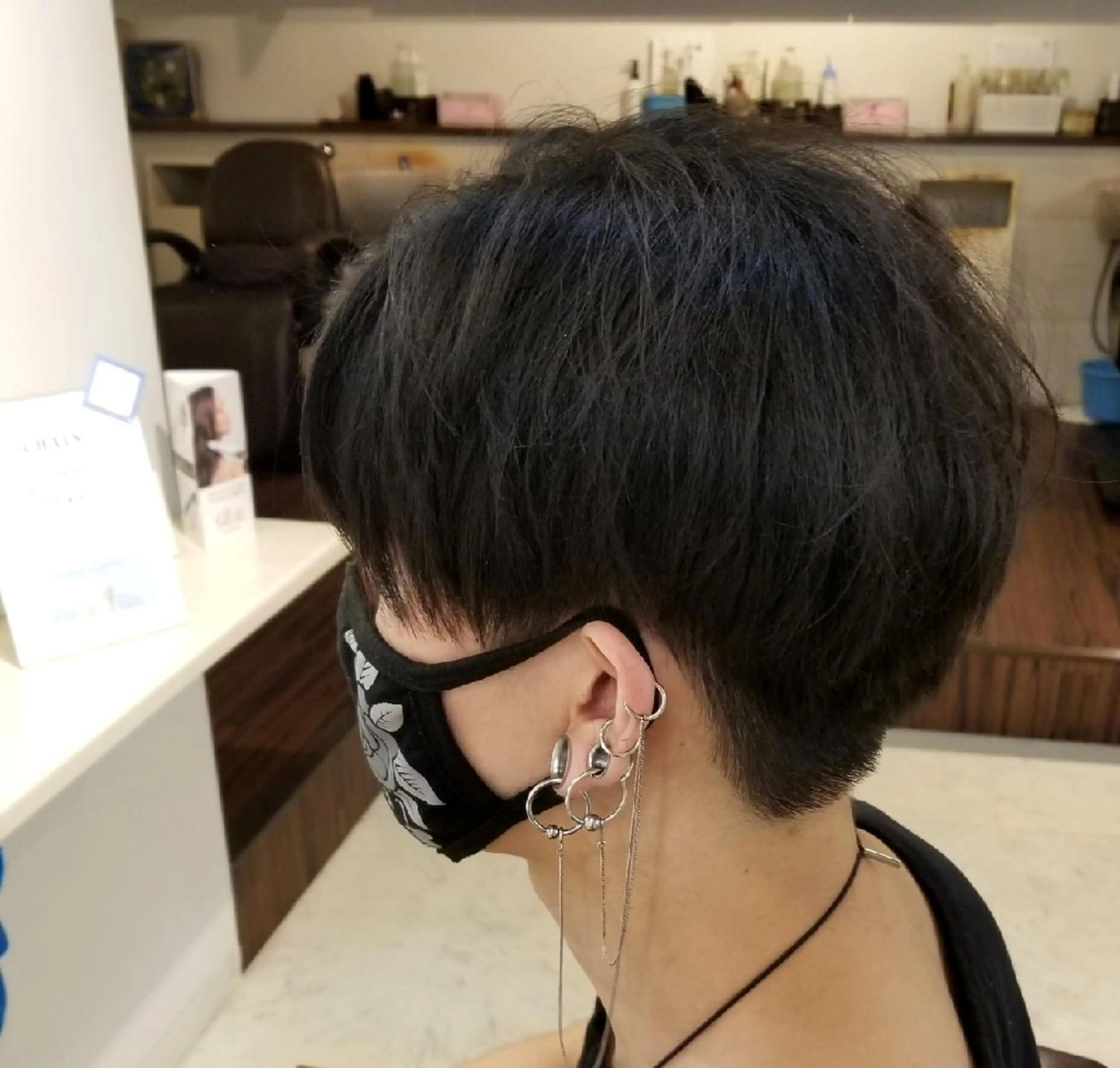 ショート メンズ パーマ ✨デザインカラー✨ 中澤秀章のヘアスタイル