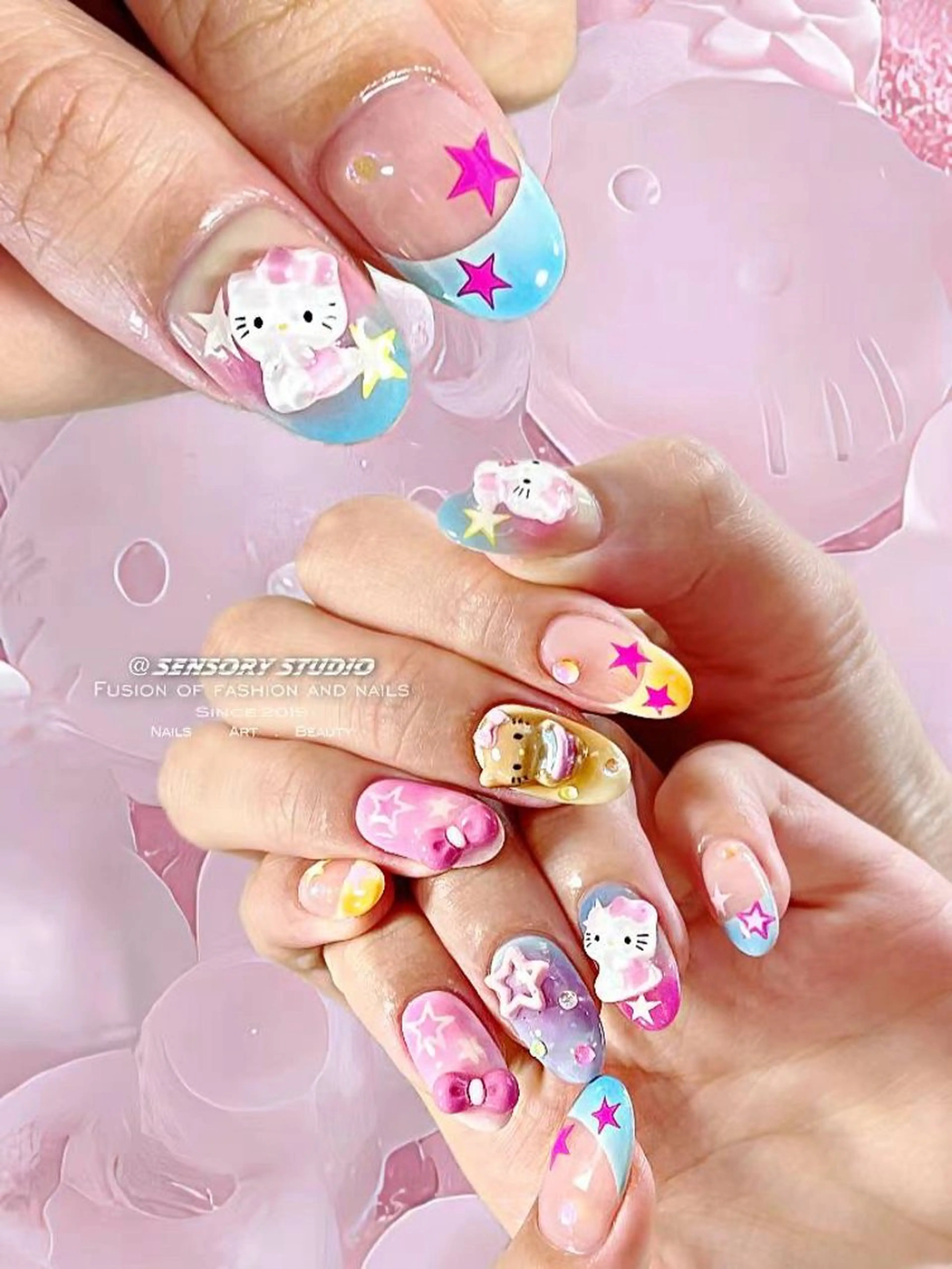 ネイル アートネイル チークネイル フレンチネイル グラデーション マグネットネイル ハンドネイル S.nail所属・S.nail _のネイルデザイン