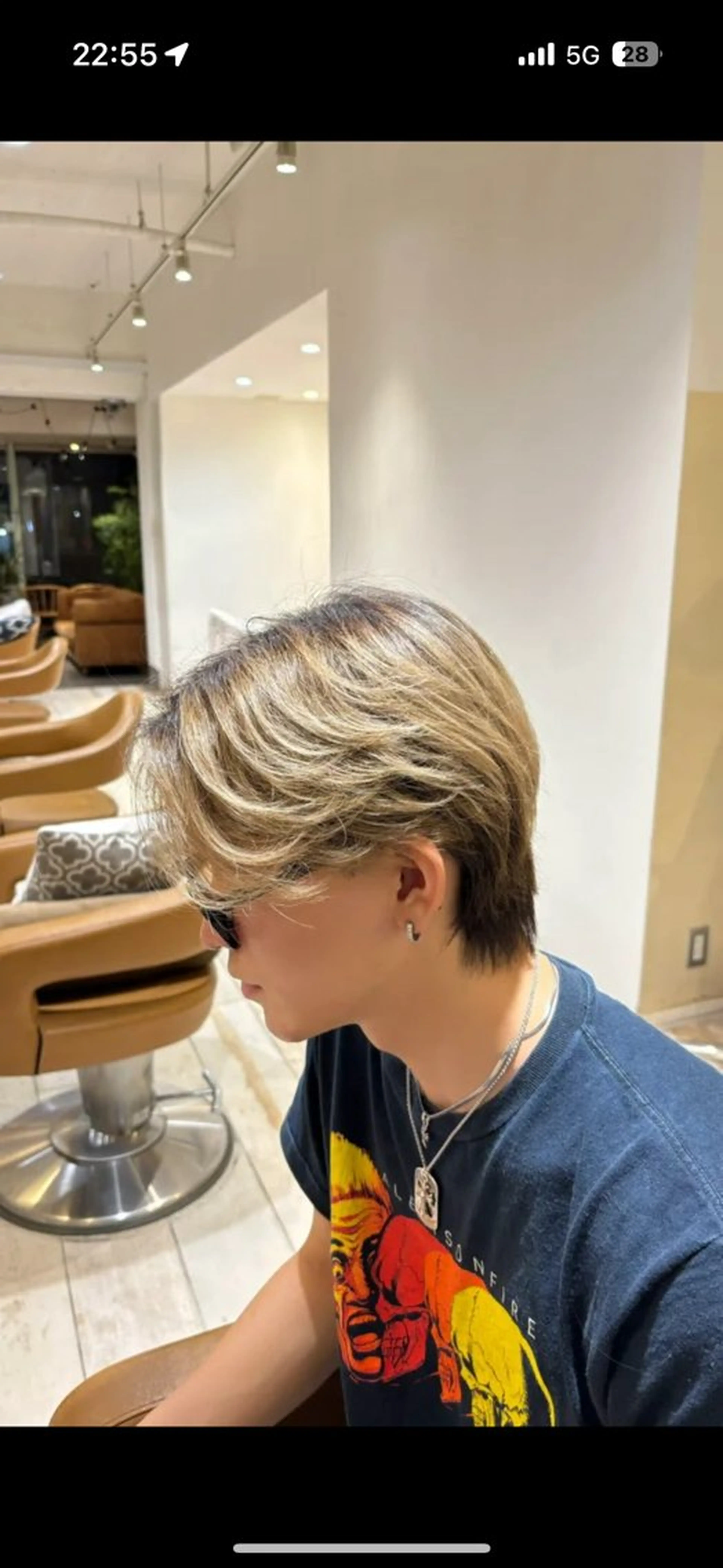 ショート カラー メンズ EARTH三鷹 KOKOROのヘアスタイル