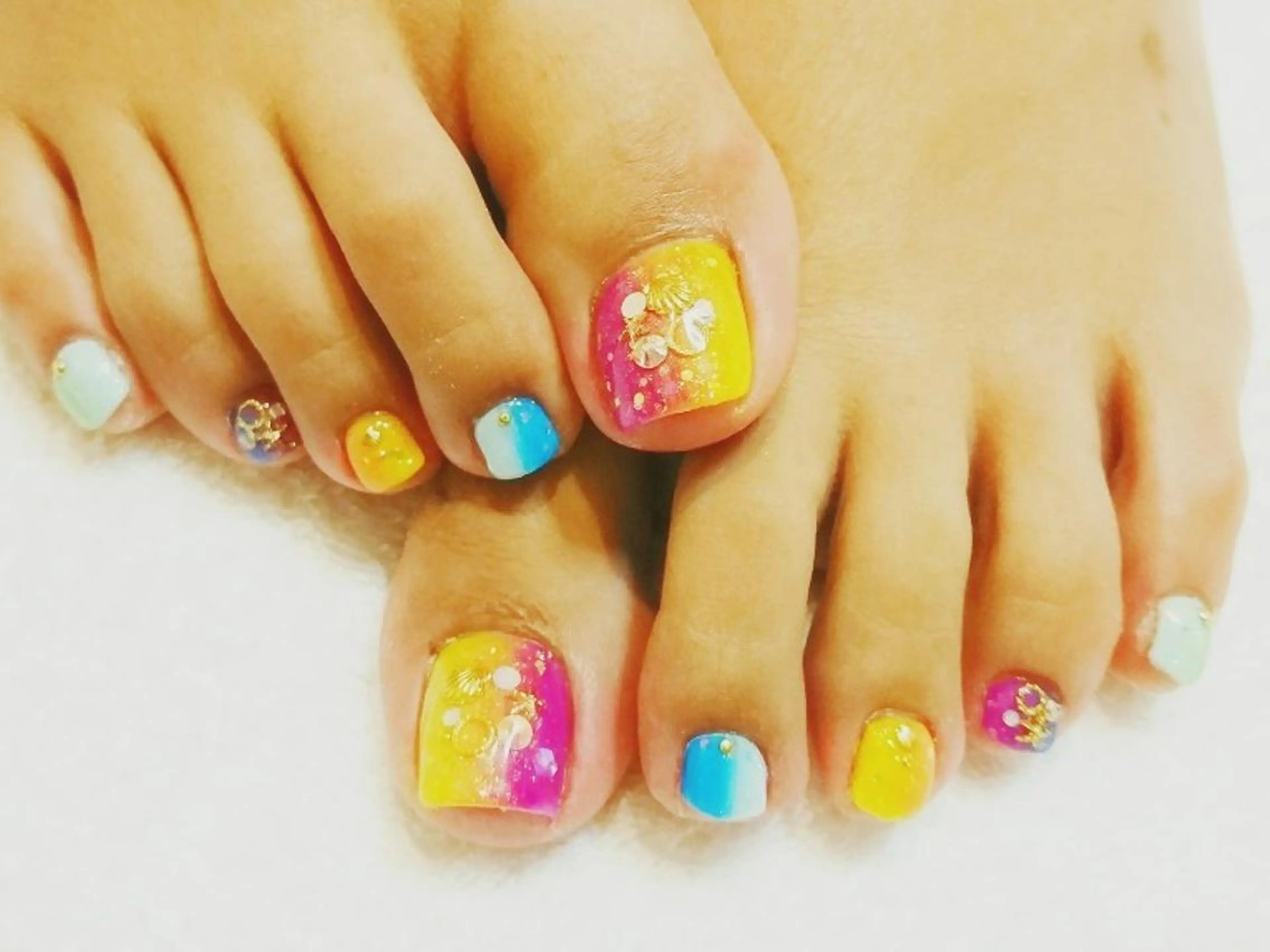 ネイル フットネイル みー shakushiroのネイルデザイン