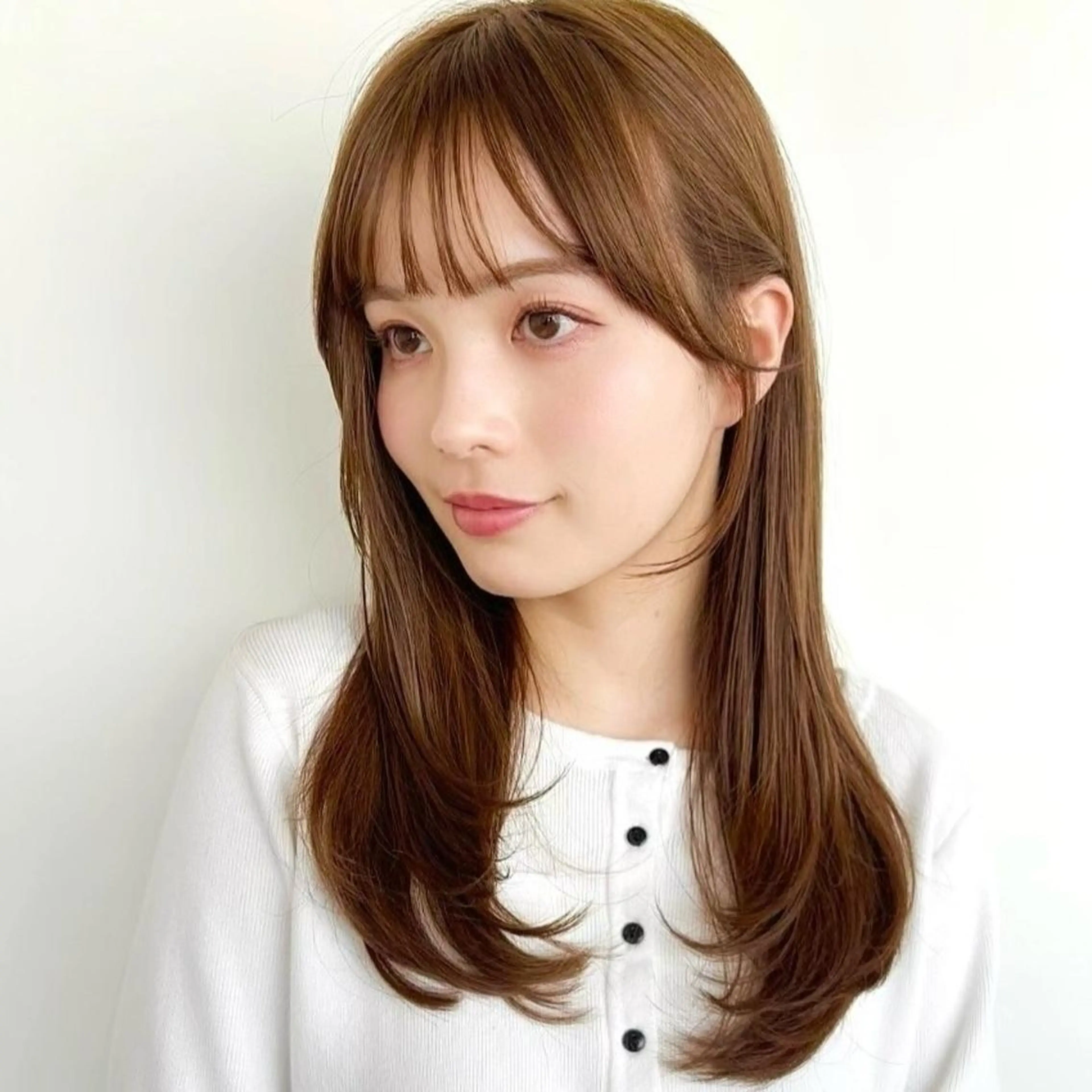 ロング ヘアカラー トリートメント ヘッドスパ ミディアム❇️ロング 出町光流のヘアスタイル